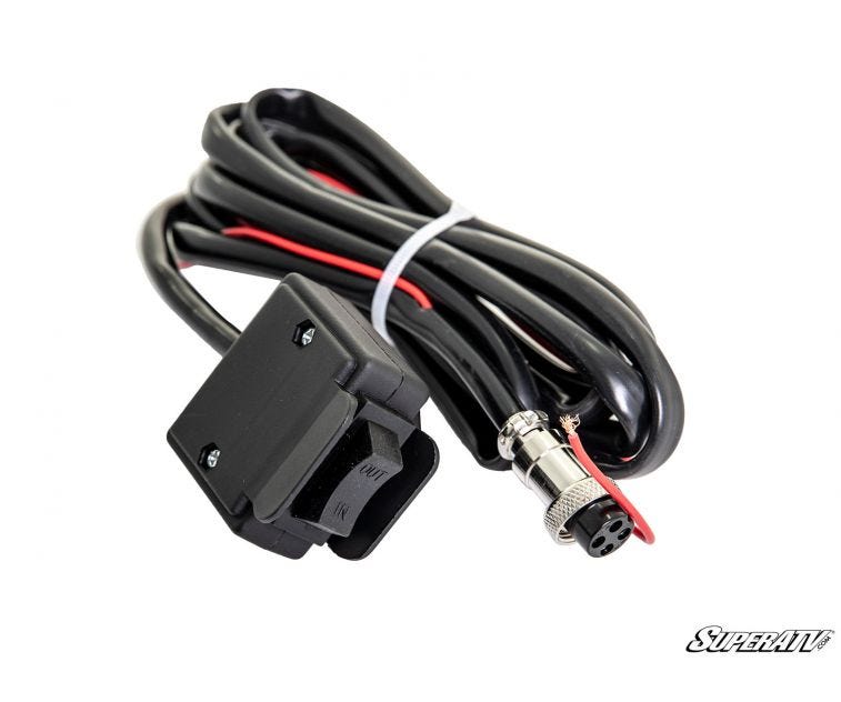 3500 Lb. UTV/ATV Winch (With Wireless Remote & Synthetic Rope)
