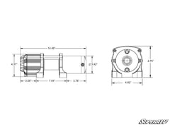 4500 Lb. UTV/ATV Winch (With Wireless Remote & Synthetic Rope)