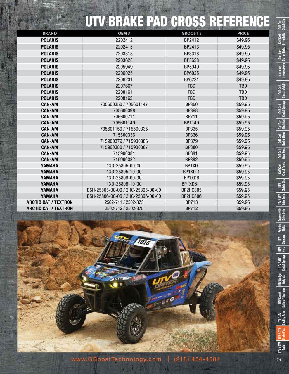 BP1XD6-1 - Extreme Duty Brake Pads - YAMAHA