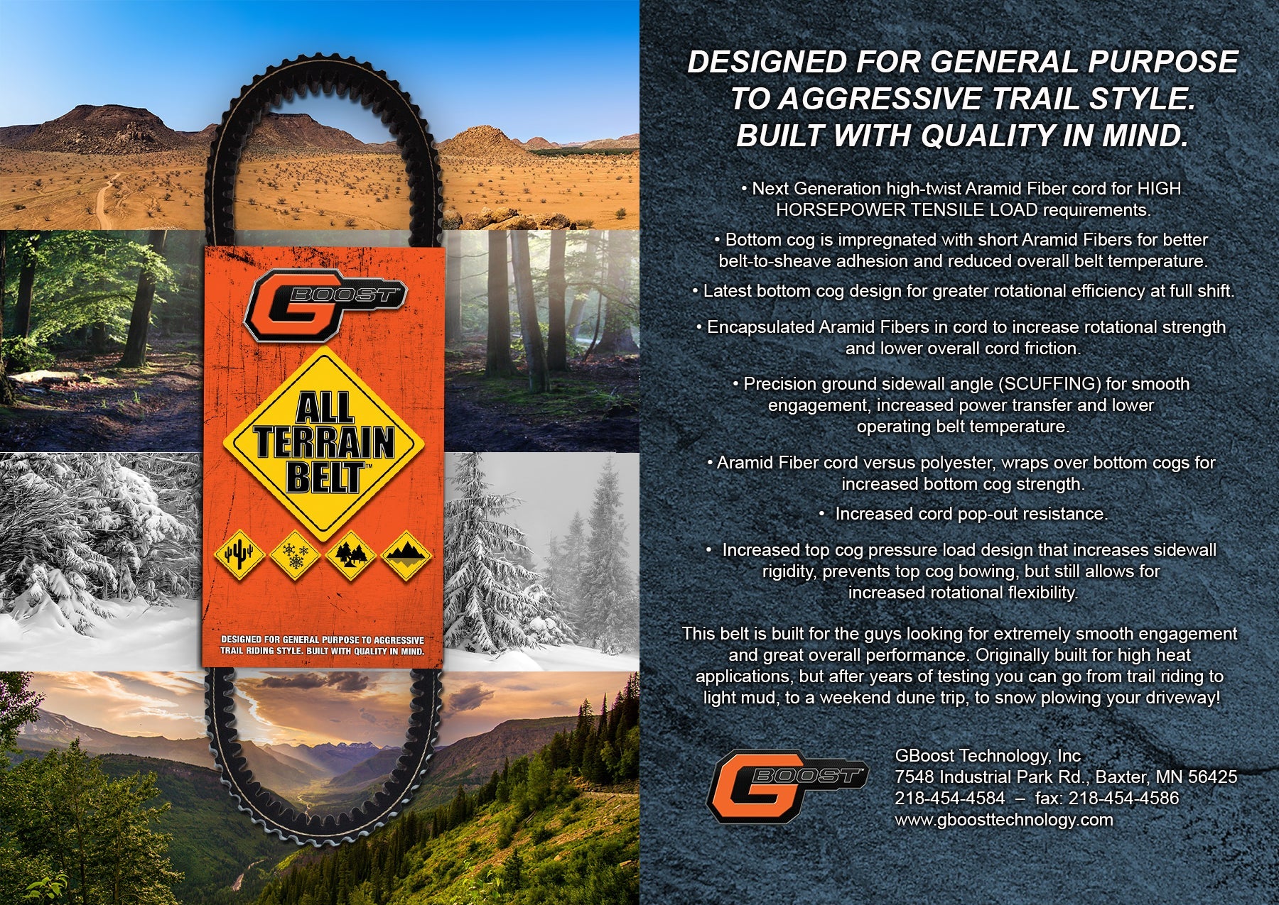 All-Terrain Drive Belt - ARCTIC CAT - DBAC013B-AT