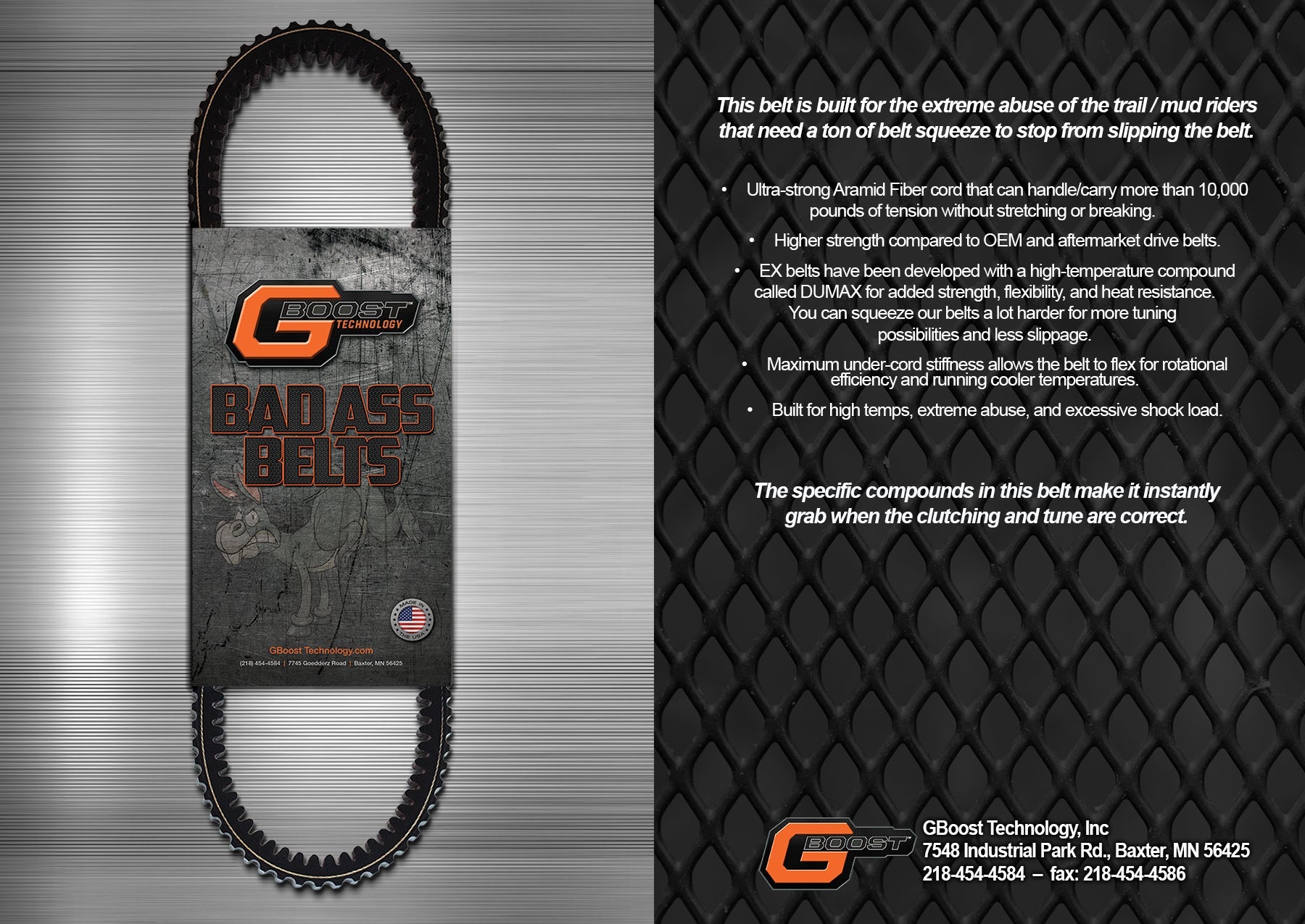DBYAJ57H - Drive Belt “Severe Duty Kevlar”� - Yamaha