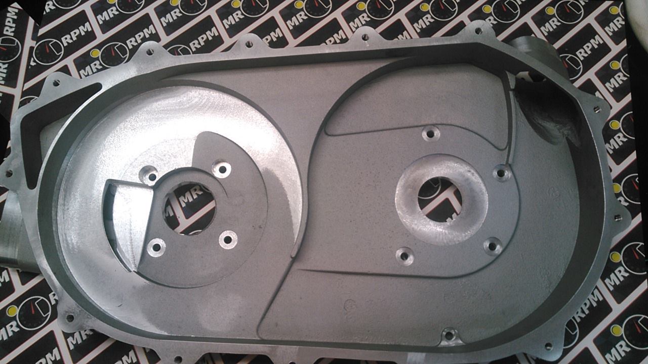 CANAM ORIGINAL VTWIN CAST ALUMINUM BACK PLATE