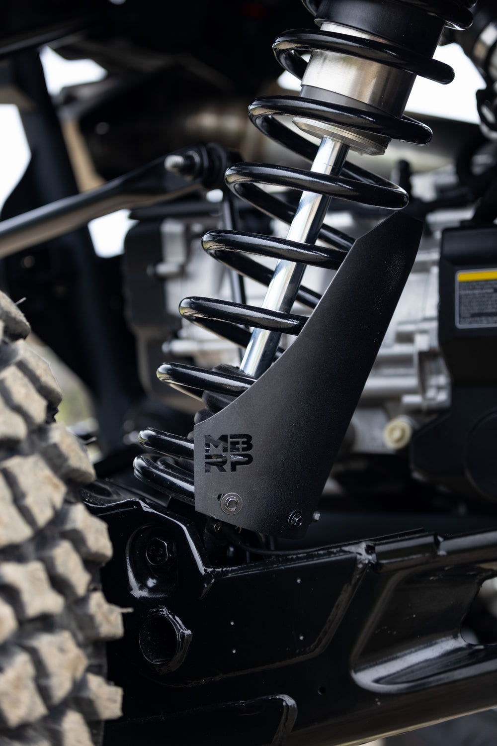 MBRP AC-9219-05 Black-Coated Shock Guards