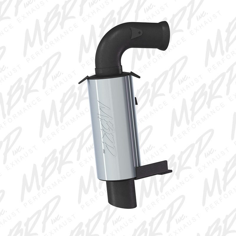 MBRP Exhaust 1330207 Race Muffler. Slip-on Design. Packed Muffler.