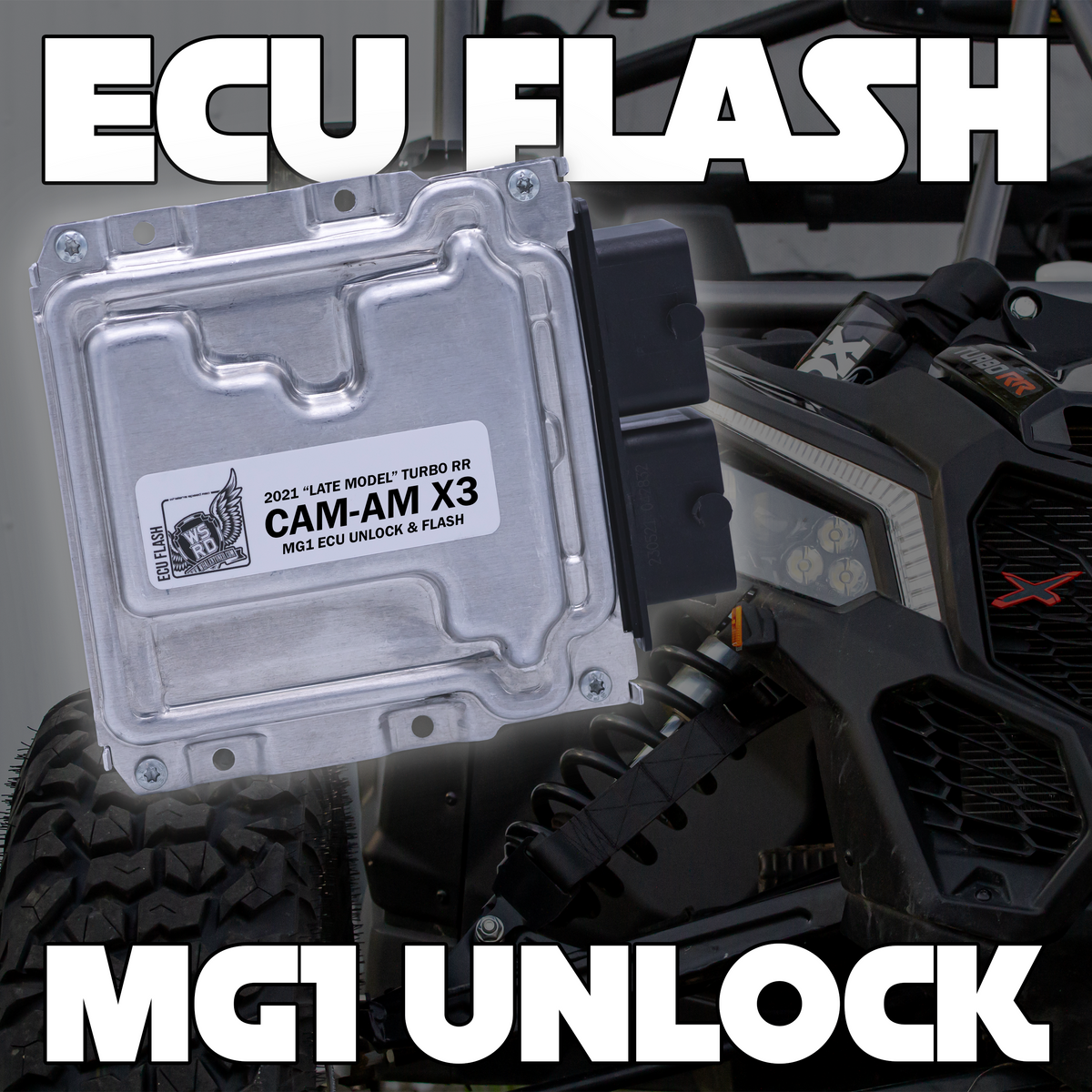 WSRD Stock Injector MG1 ECU Unlock & Flash ; Late Model 2021 Turbo RR Can-Am X3 (233HP-247HP)