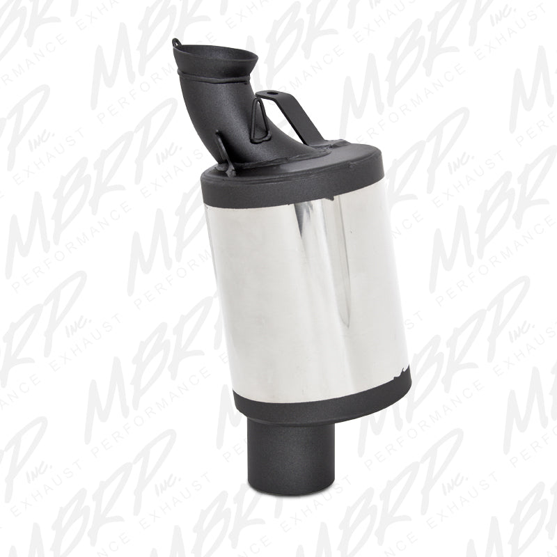 MBRP Exhaust 2115309 Trail Muffler. Slip-on Design. Packed Muffler.