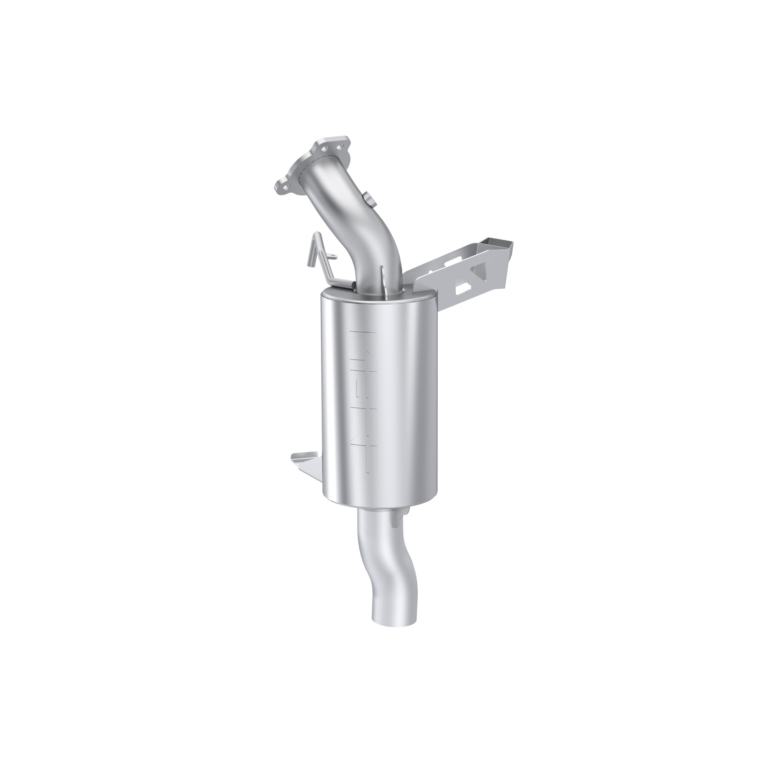 MBRP Exhaust 2331008 Race Muffler. Slip-on Design. Packed Muffler.