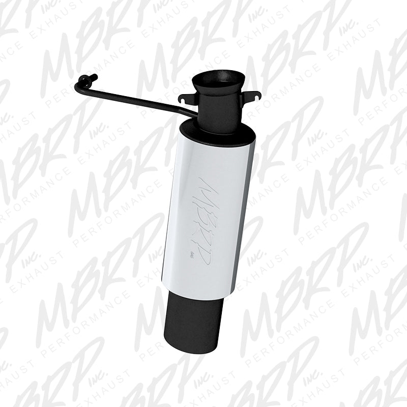 MBRP Exhaust 2370209 Race Muffler. Slip-on Design. Packed Muffler.
