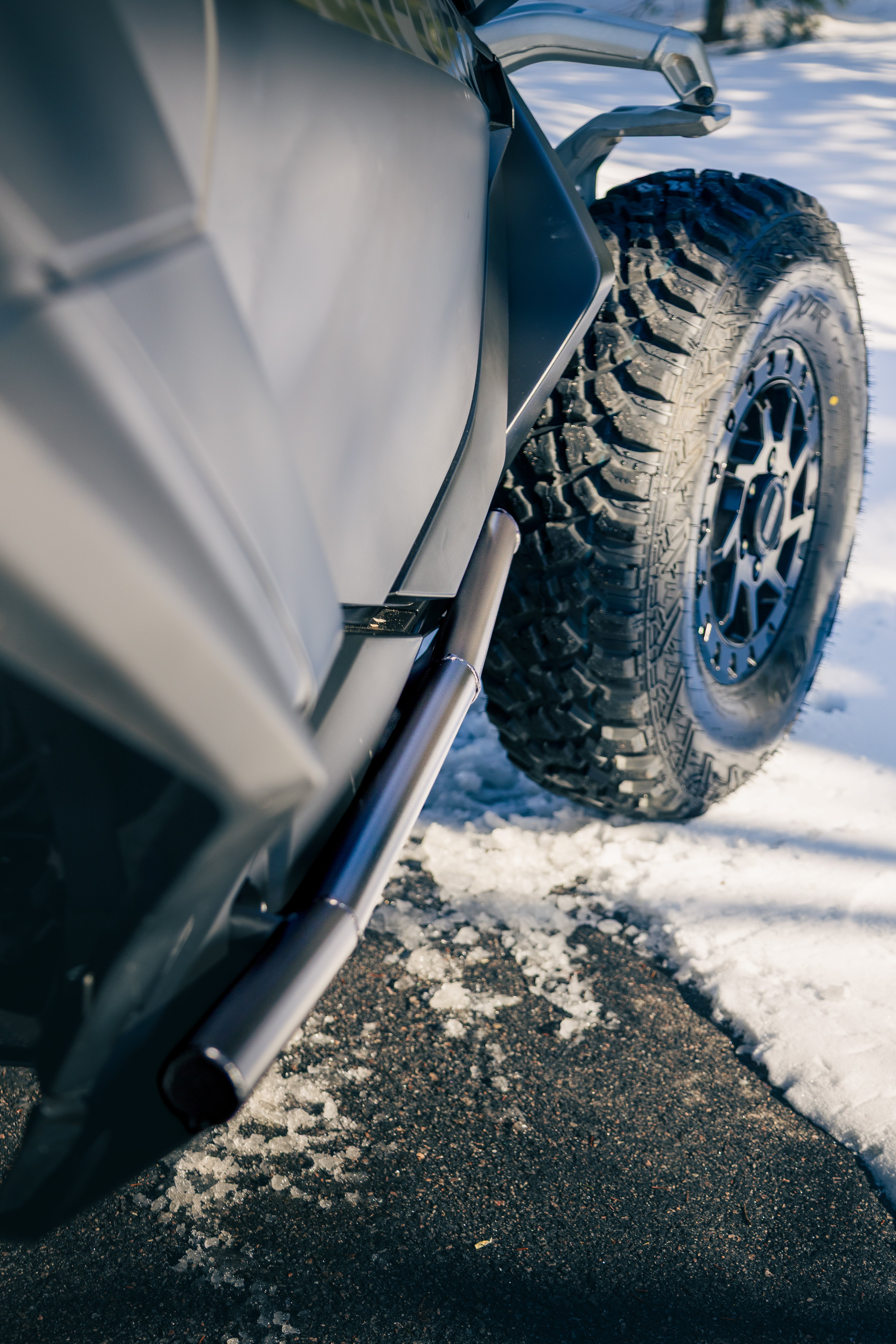 MBRP Black-Coated Rock Slider Kit