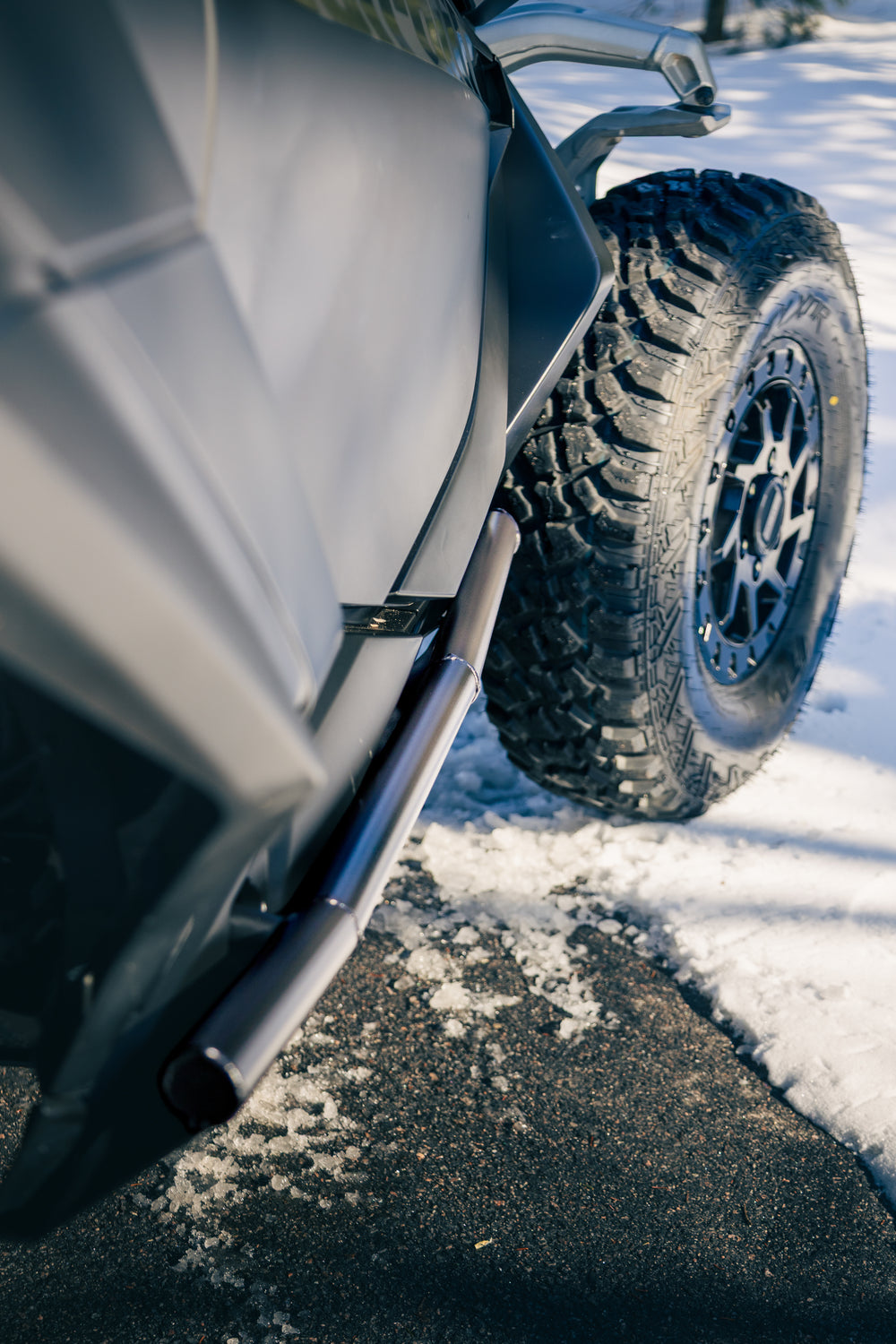 MBRP Black-Coated Rock Slider Kit