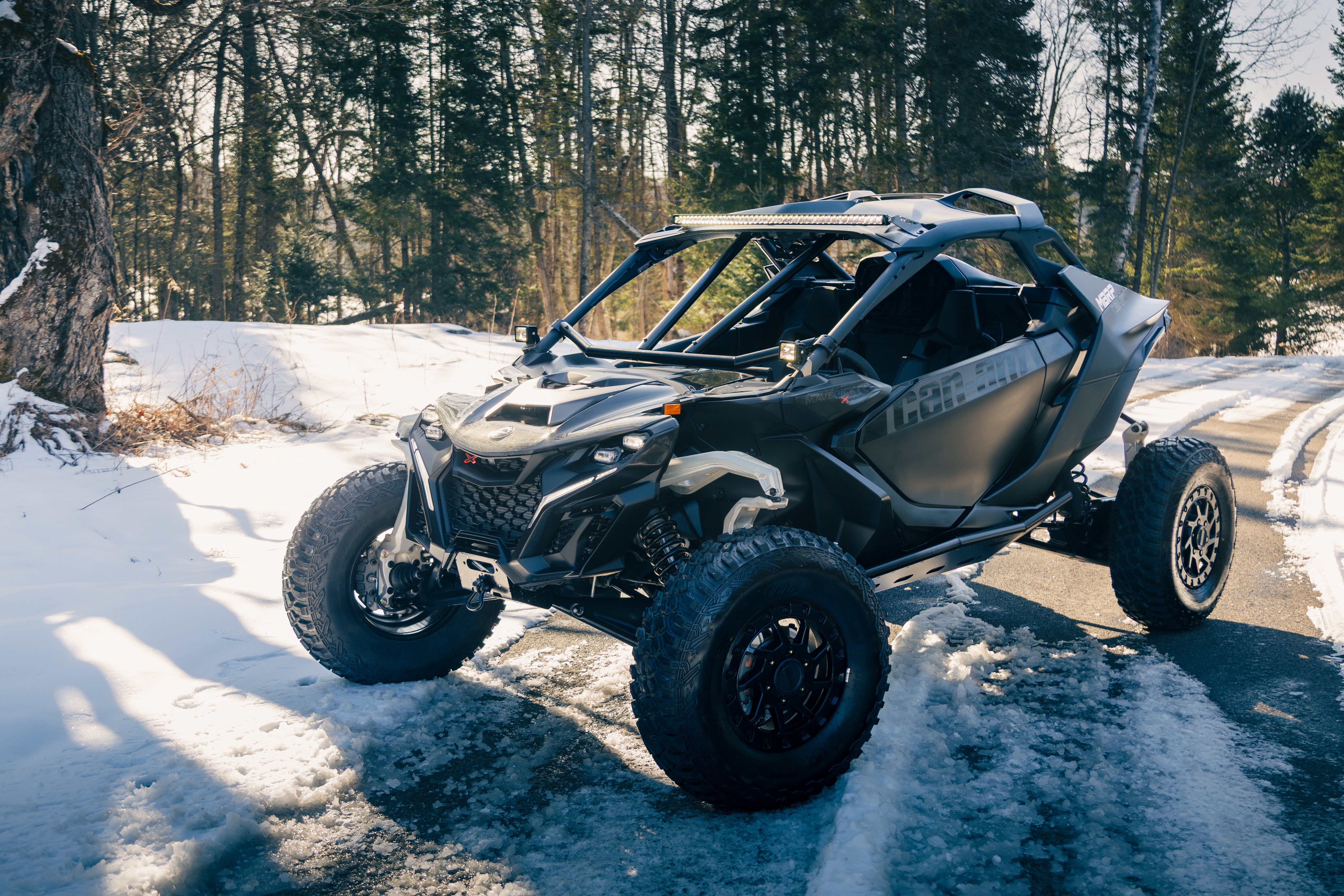 MBRP Black-Coated Rock Slider Kit