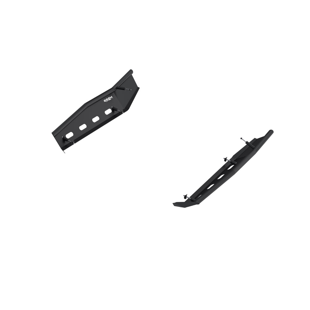 MBRP Black-Coated Rock Slider Kit