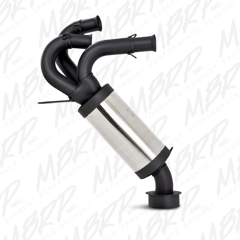 MBRP Exhaust 3010311 Race Muffler. Slip-on Design. Packed Muffler.