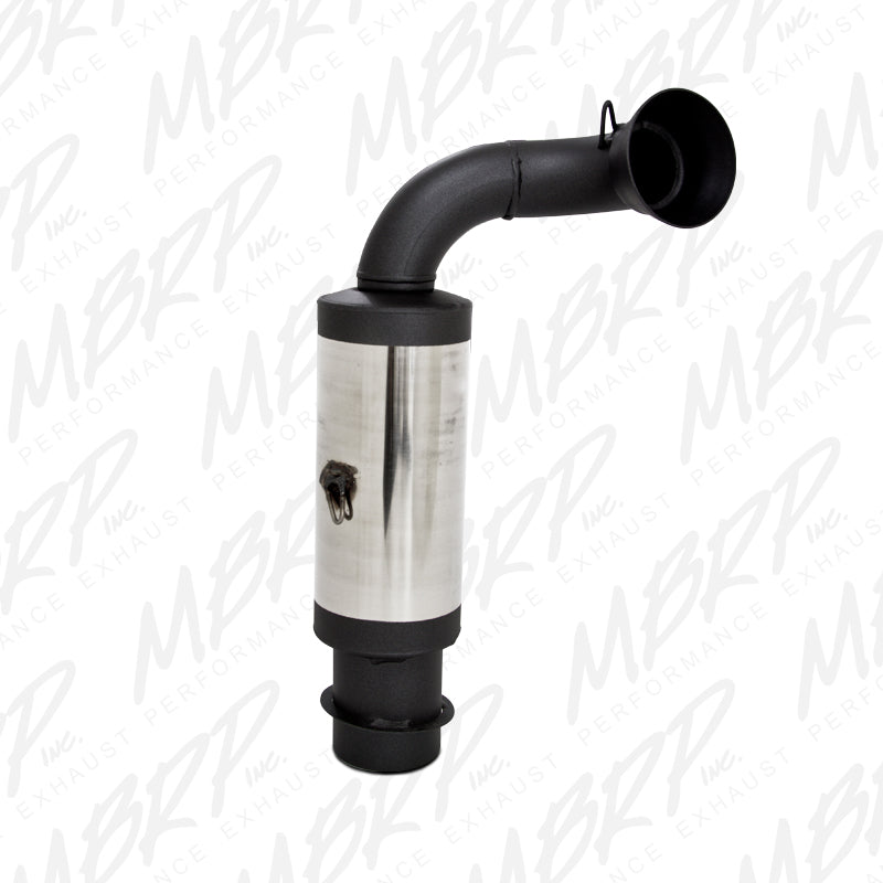 MBRP Exhaust 3040113 Race Muffler. Slip-on Design. Packed Muffler.