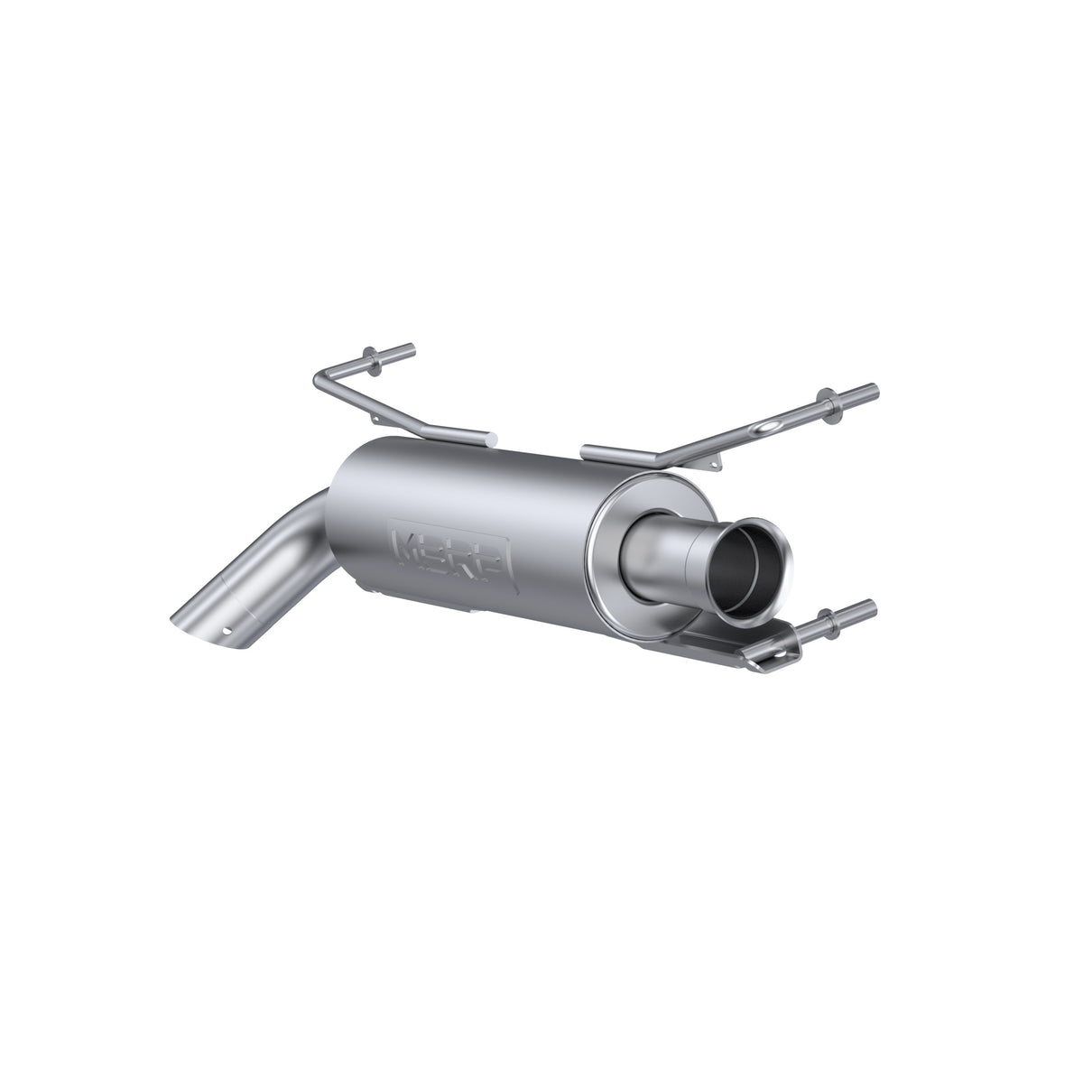 Polaris 5-Inch Slip-on Muffler with Catalytic Converter.