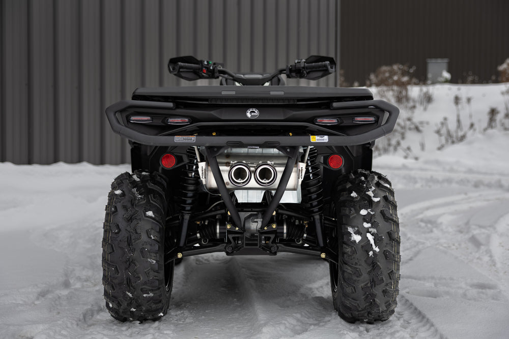 Performance Series, 6-Inch Single Slip-on, Dual Outlet with Carbon Fiber Tips.