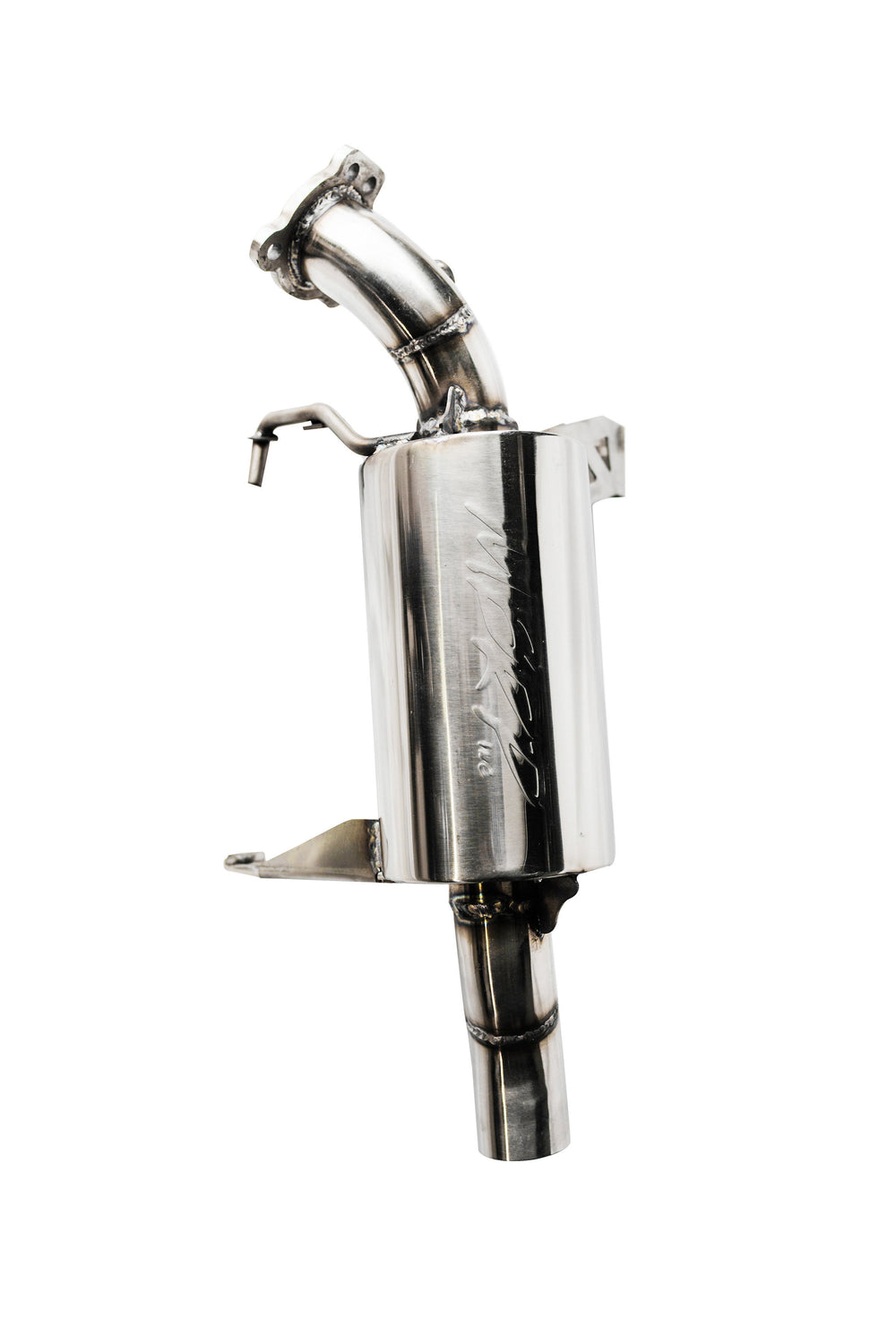 MBRP Exhaust 3331008 Race Muffler. Slip-on Design. Packed Muffler.