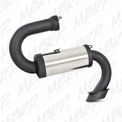 MBRP Exhaust 4115210 Trail Muffler. Slip-on Design. Packed Muffler.