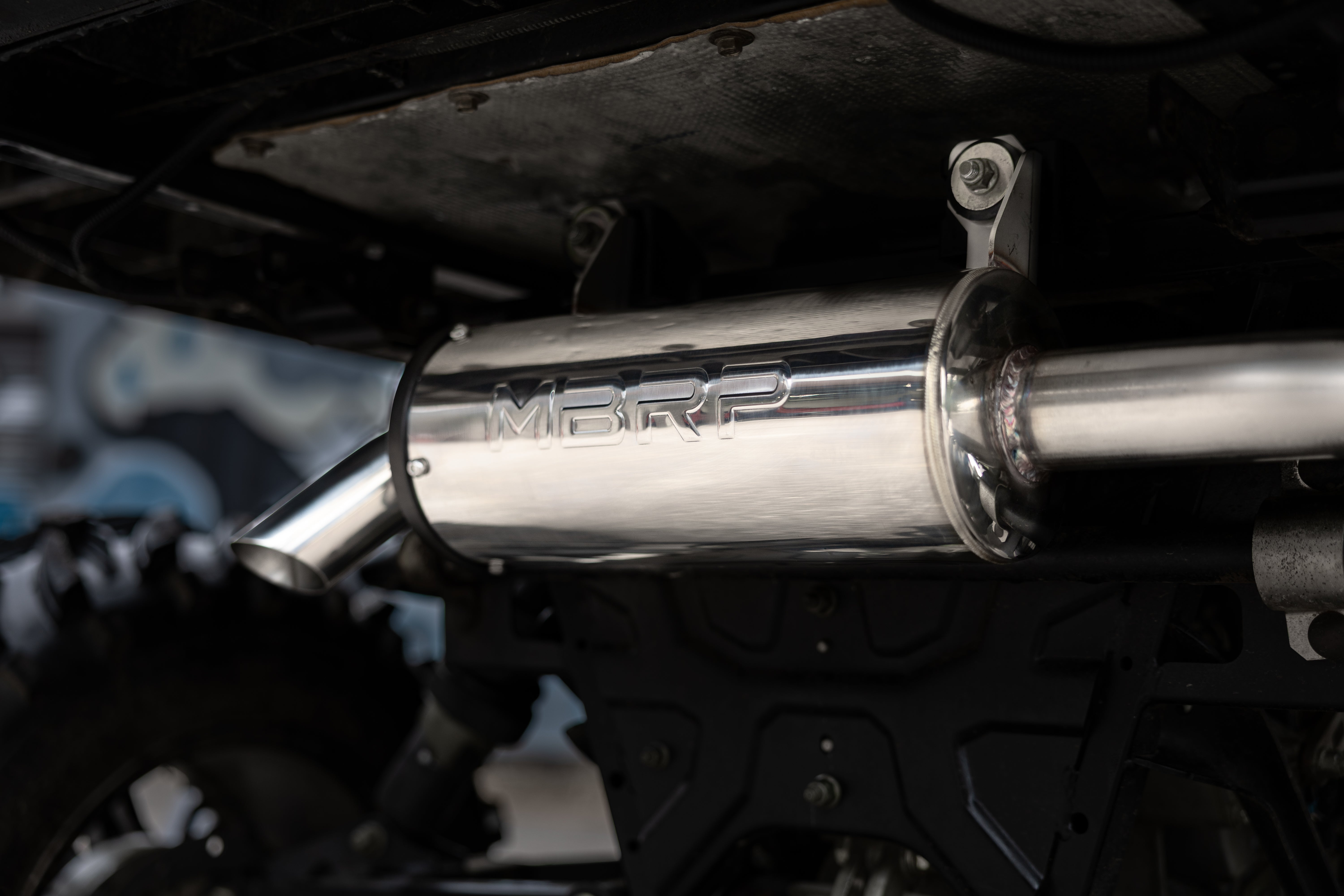 Polaris Slip-on Muffler.