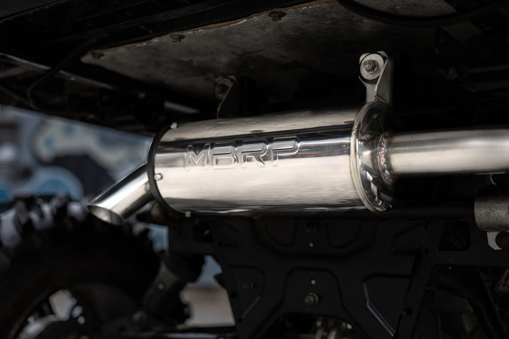 Polaris Slip-on Muffler.