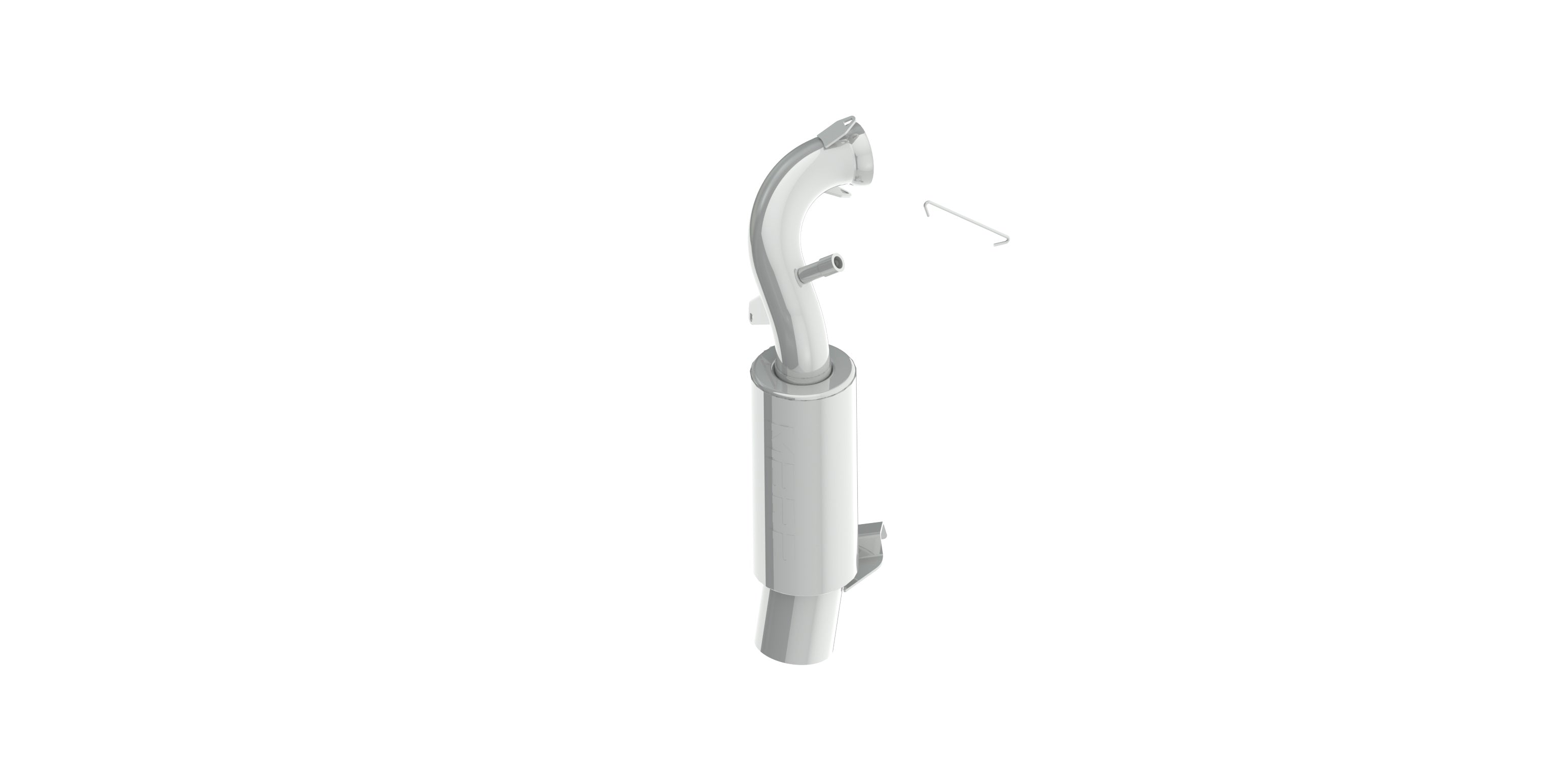 MBRP Exhaust 4300311 Race Muffler. Slip-on Design. Packed Muffler.