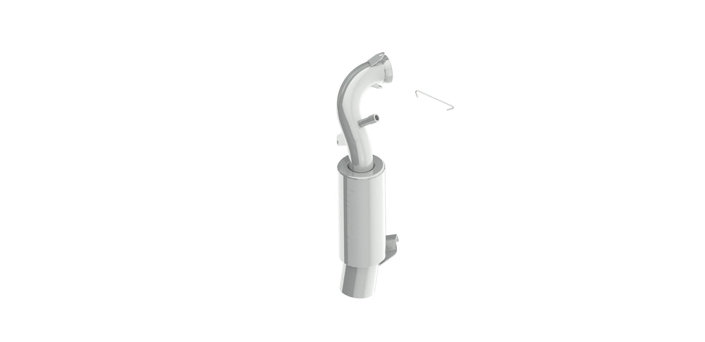 MBRP Exhaust 4300311 Race Muffler. Slip-on Design. Packed Muffler.