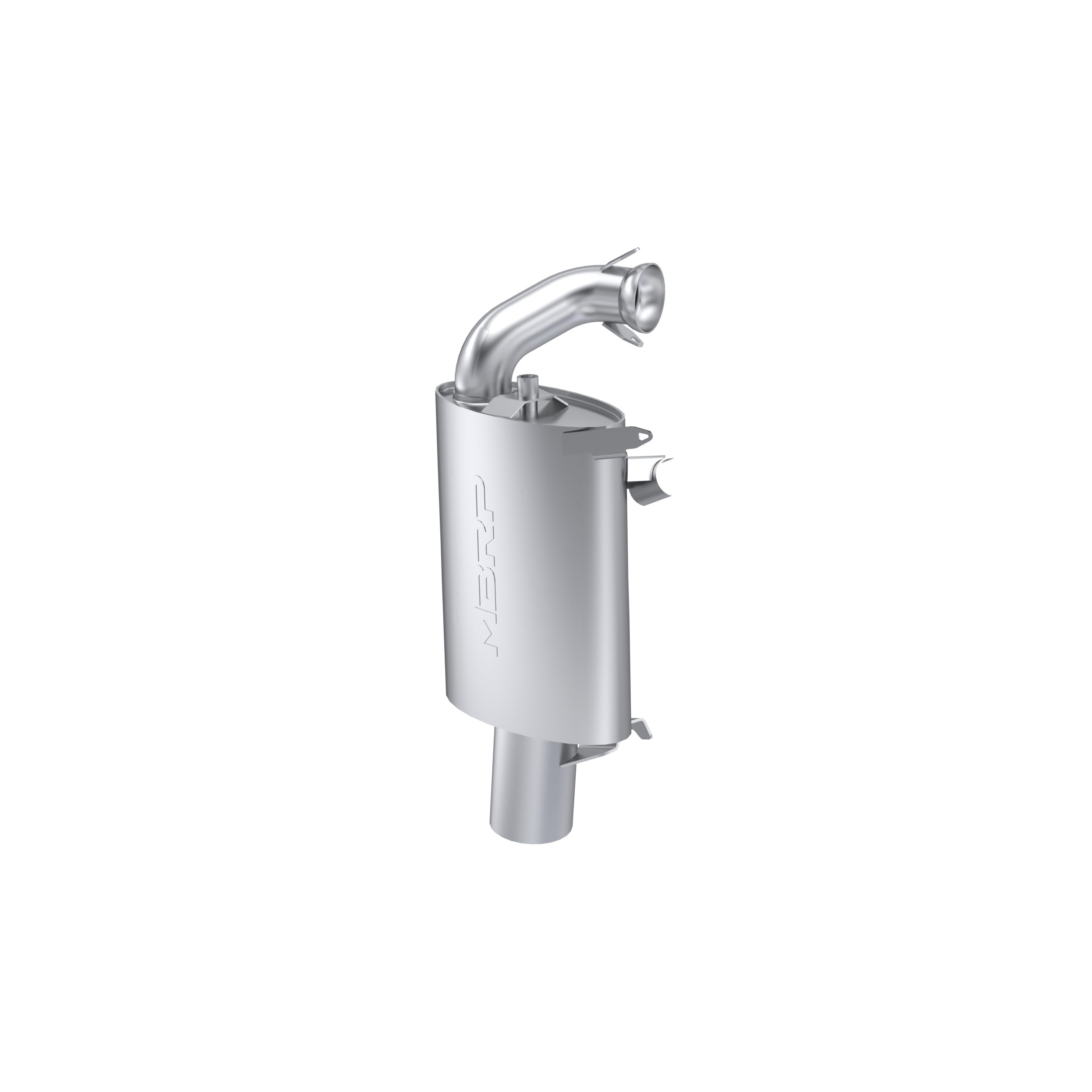 MBRP Exhaust 430Q106 Quiet Trail Muffler. Slip-on Design. Packed Muffler.