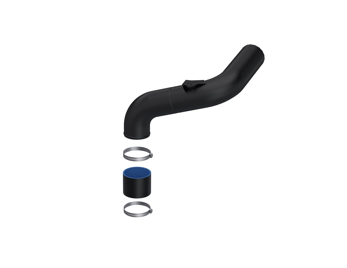 Black-Coated 3.5" Clutch Vent Tube Assembly