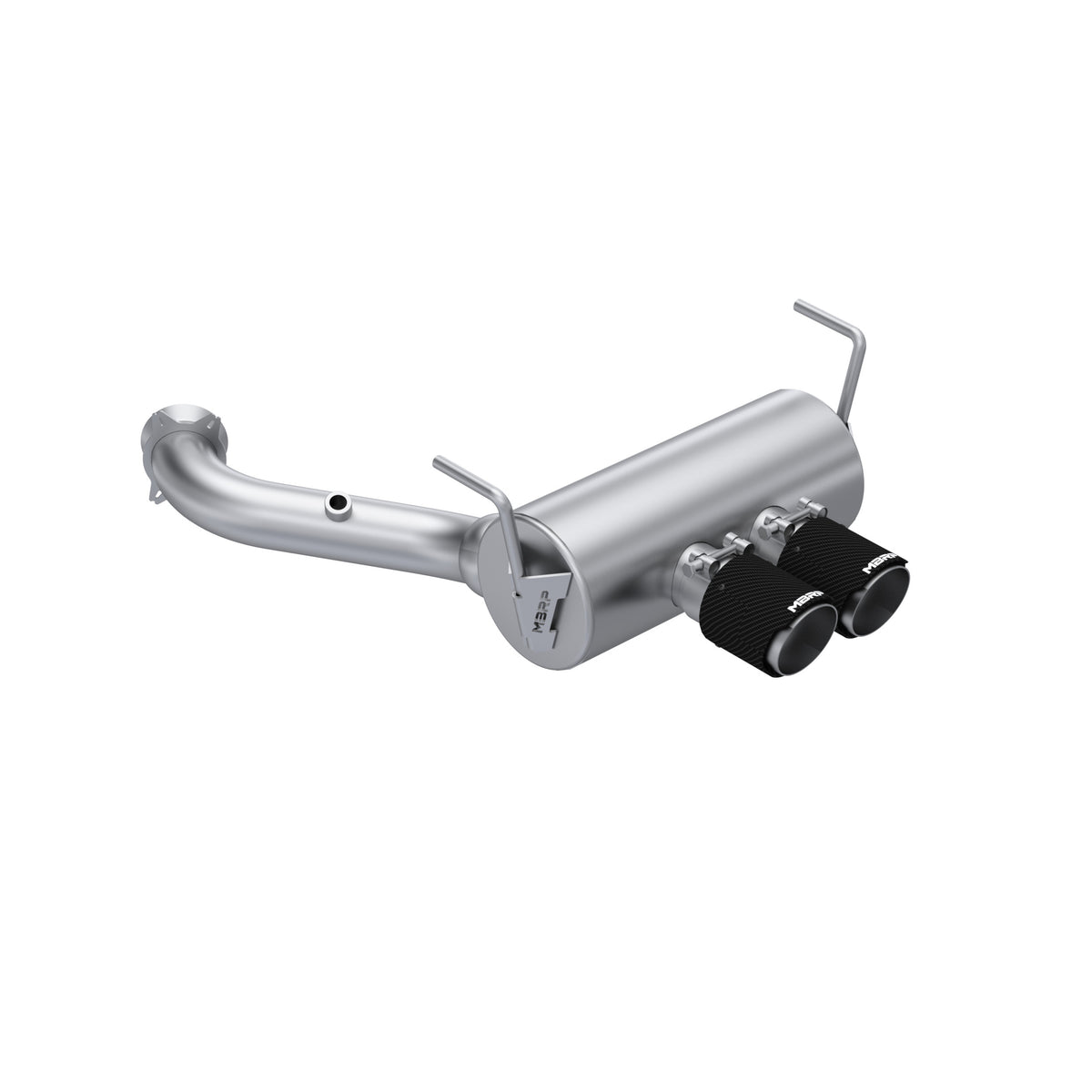 Performance Series, 6-Inch Single Slip-on, Dual Outlet with Carbon Fiber Tips.