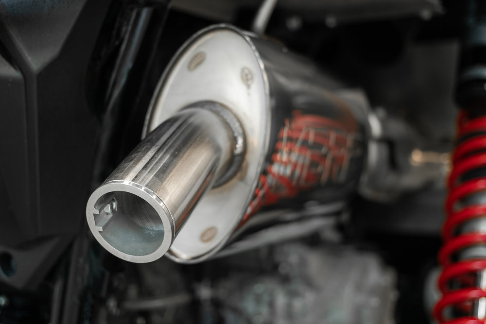 Kawasaki Single Slip-on Muffler.