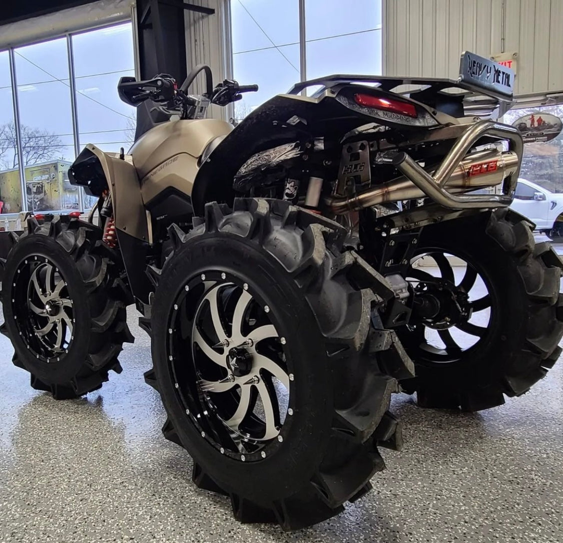 2016-2026 Gen 2 CanAm Renegade XMR 570-650-850-1000cc Sniper Quiet Series Slip On 45 Degree Exit