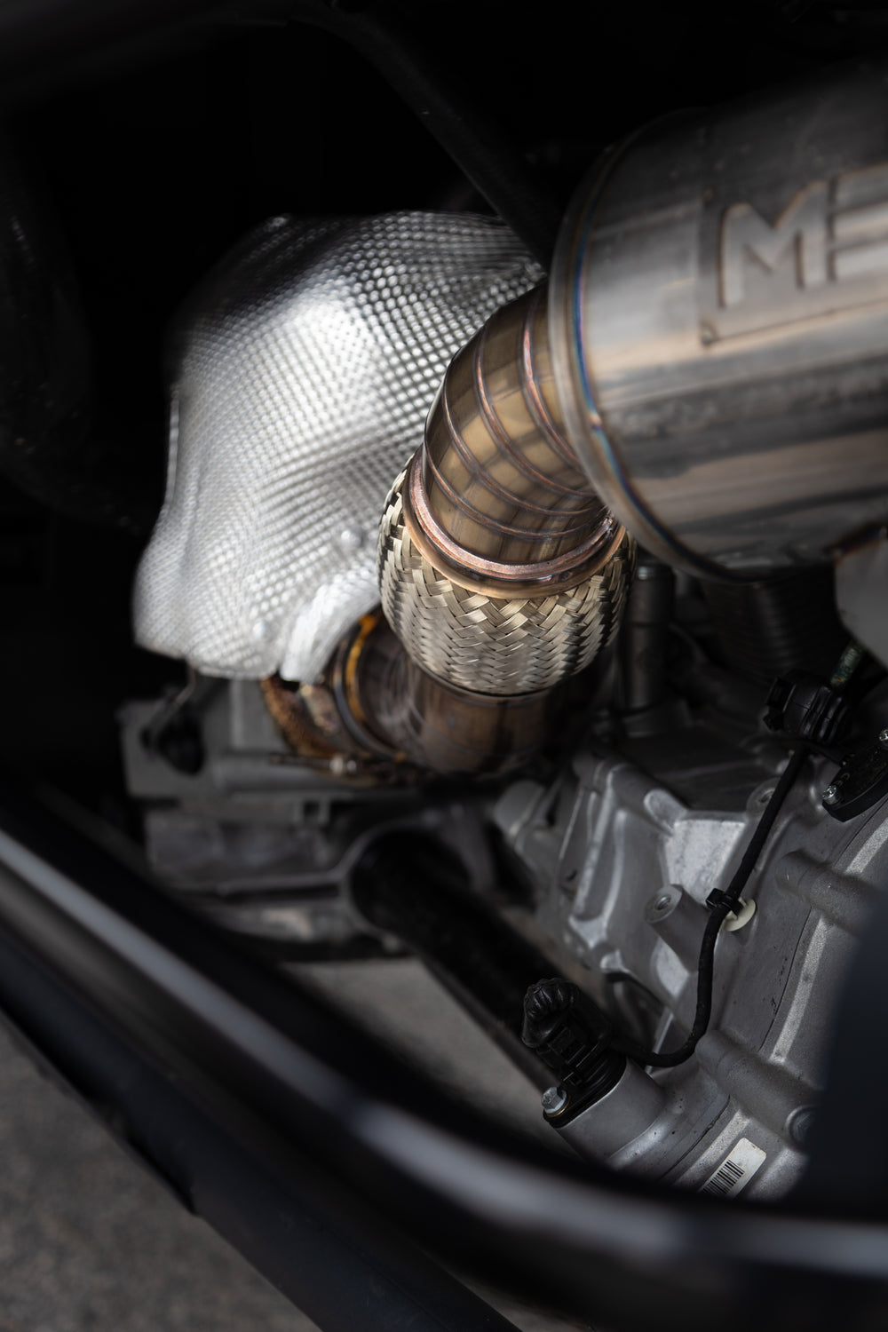 Can-Am Single Slip-on Muffler, Quiet