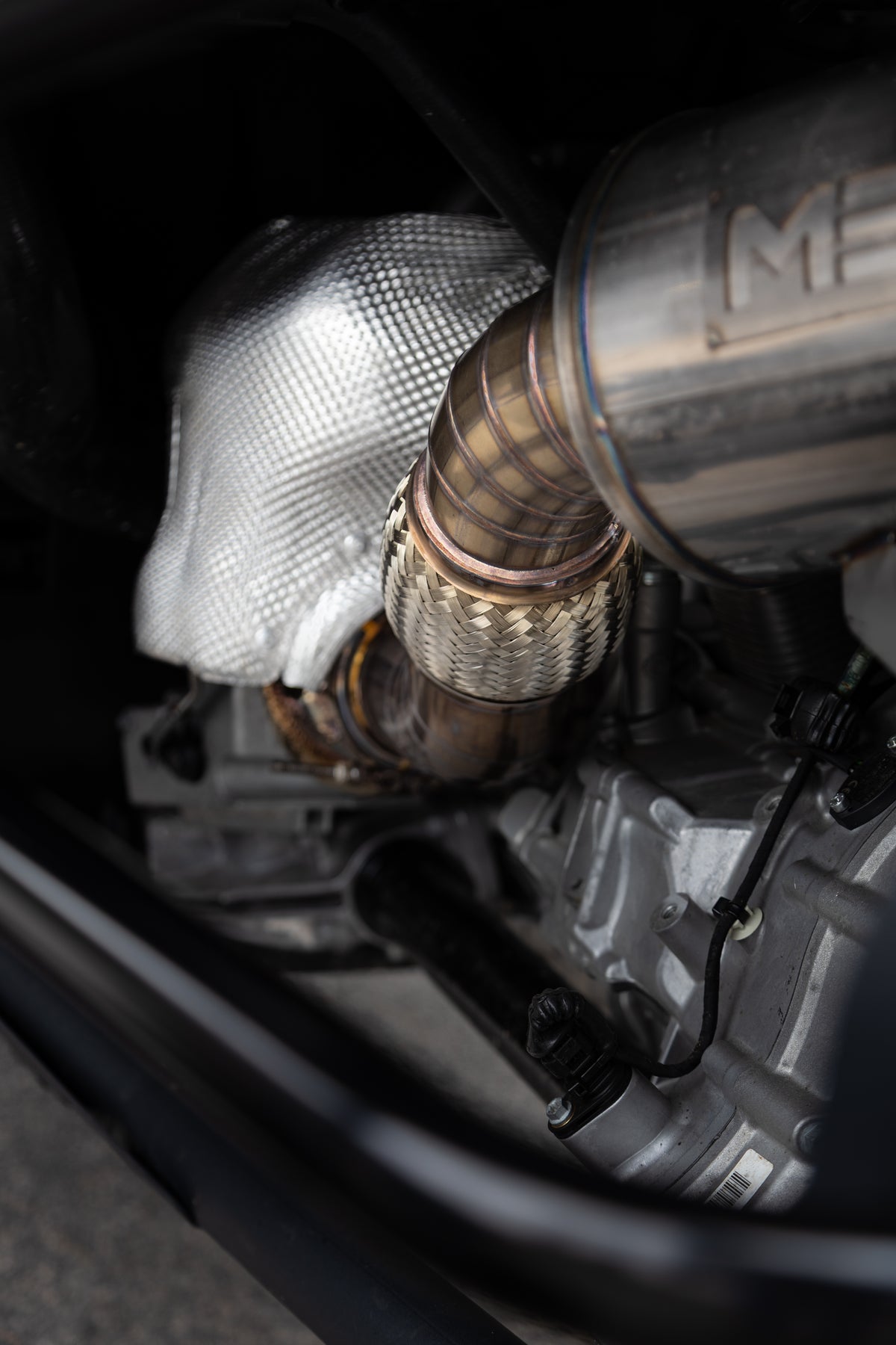 Can-Am Single Slip-on Muffler, Quiet