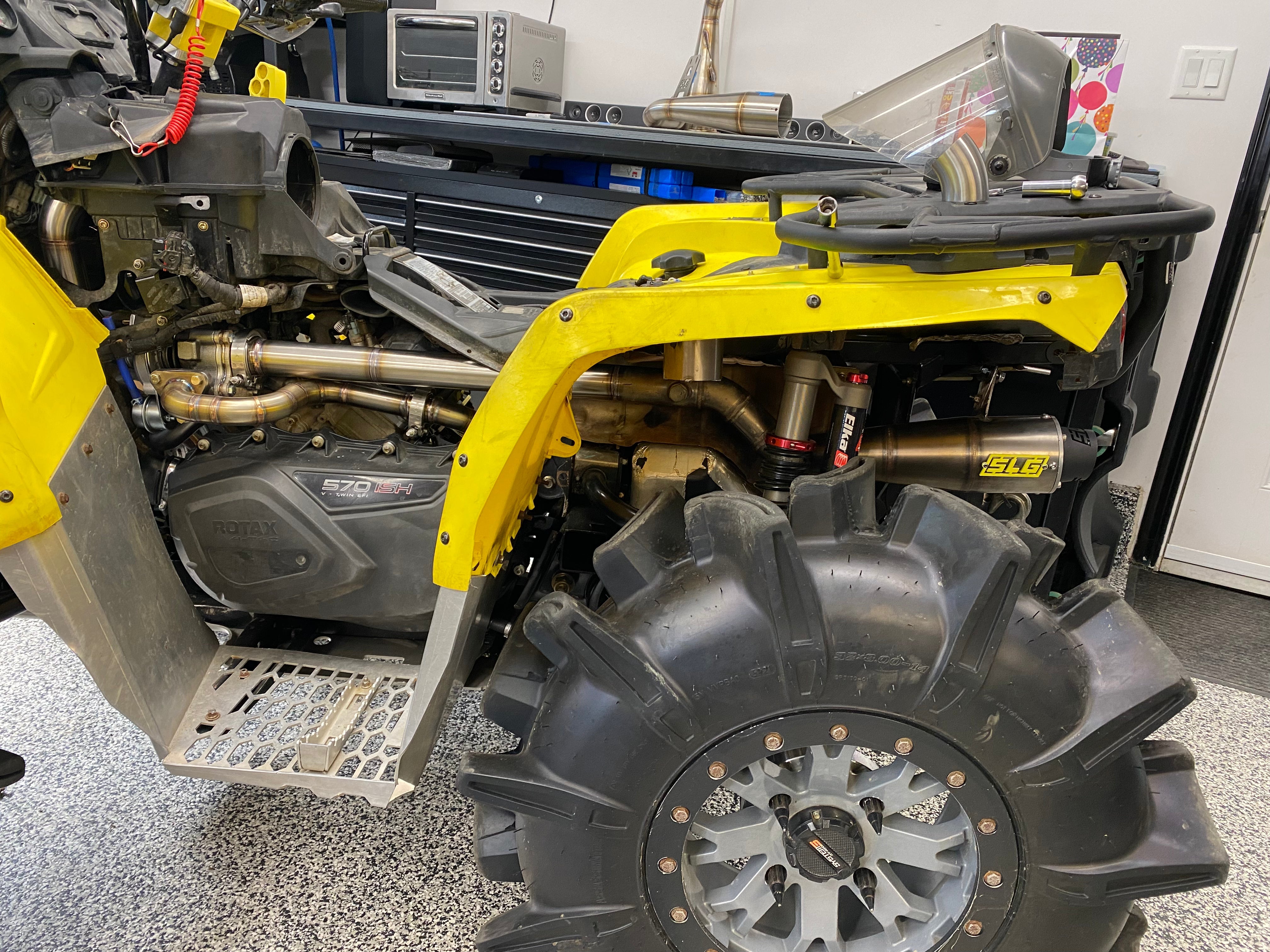 2015-2024 Gen 2 CanAm Outlander 450-570cc Sniper Quiet Series Slip On
