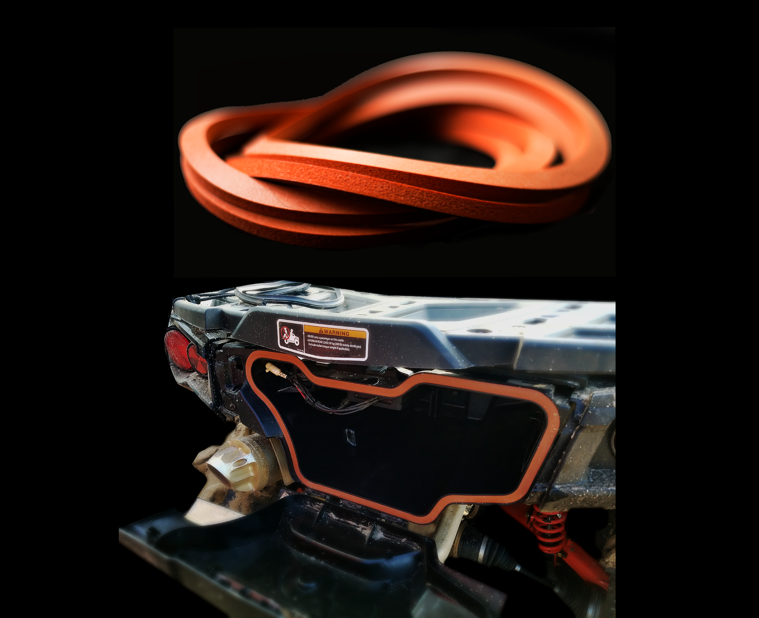 Outlander Trunk Seal + Airbox Seal