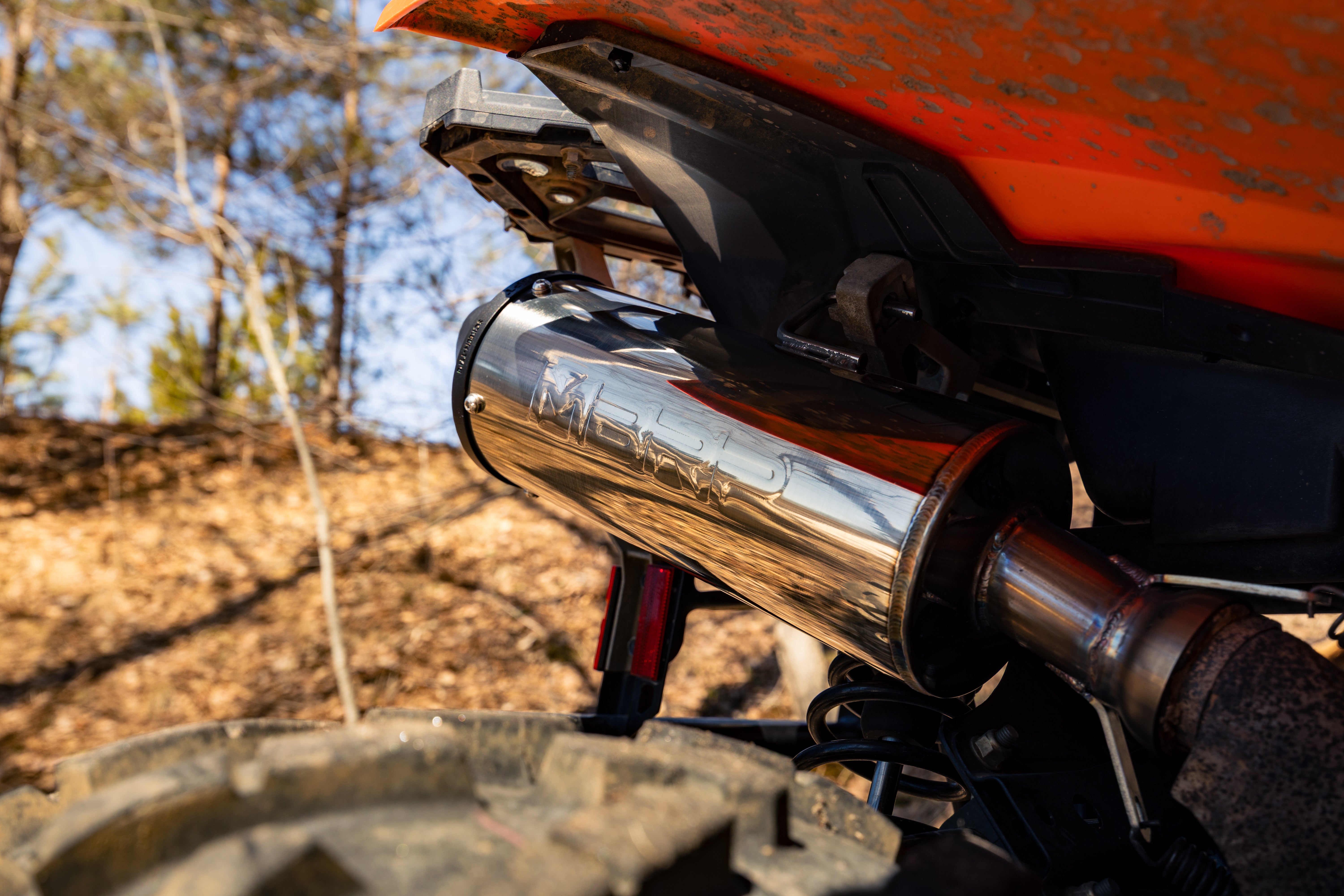 Polaris 5-Inch Slip-on Muffler with Billet Encap