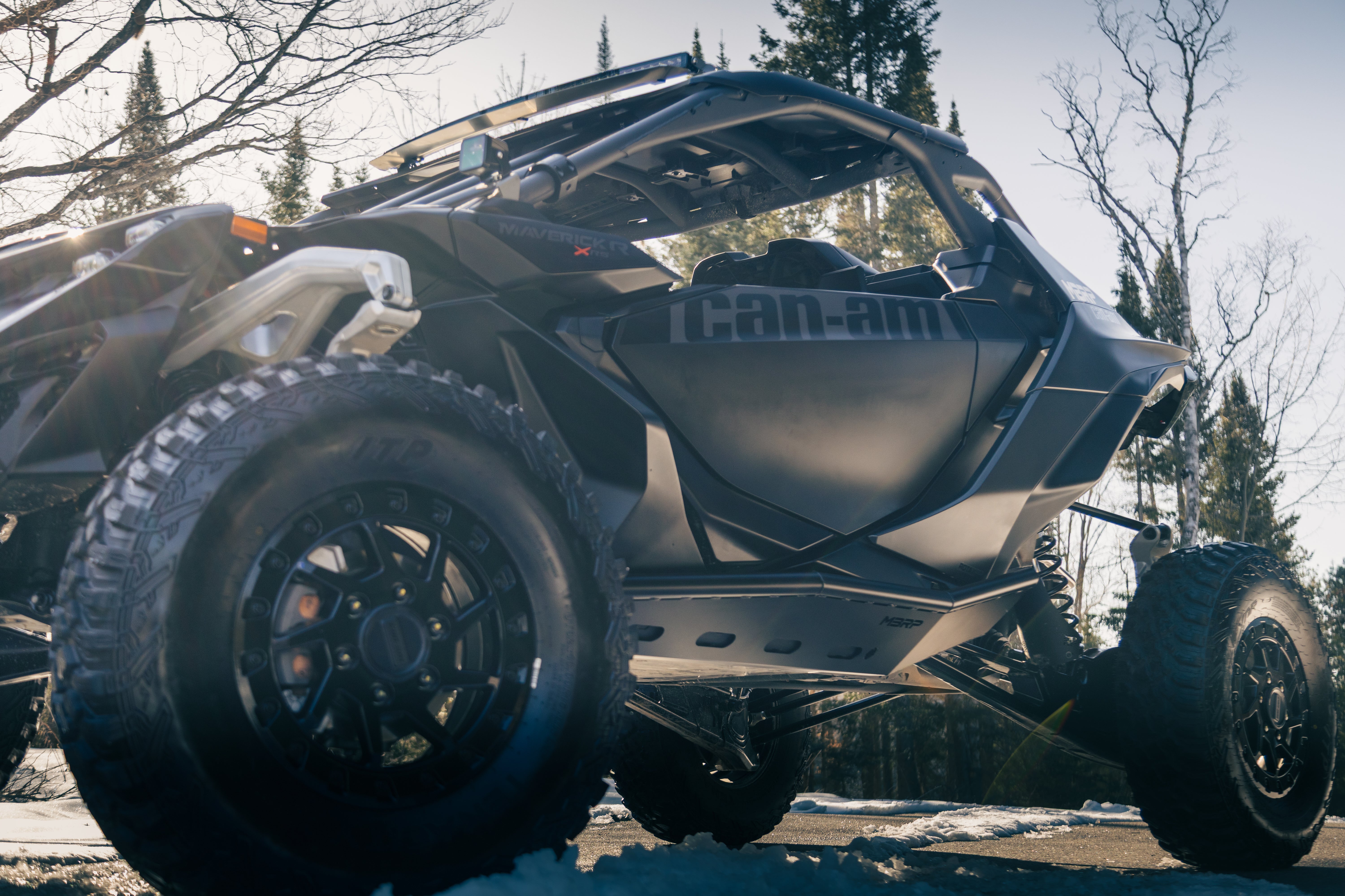 MBRP Black-Coated Rock Slider Kit