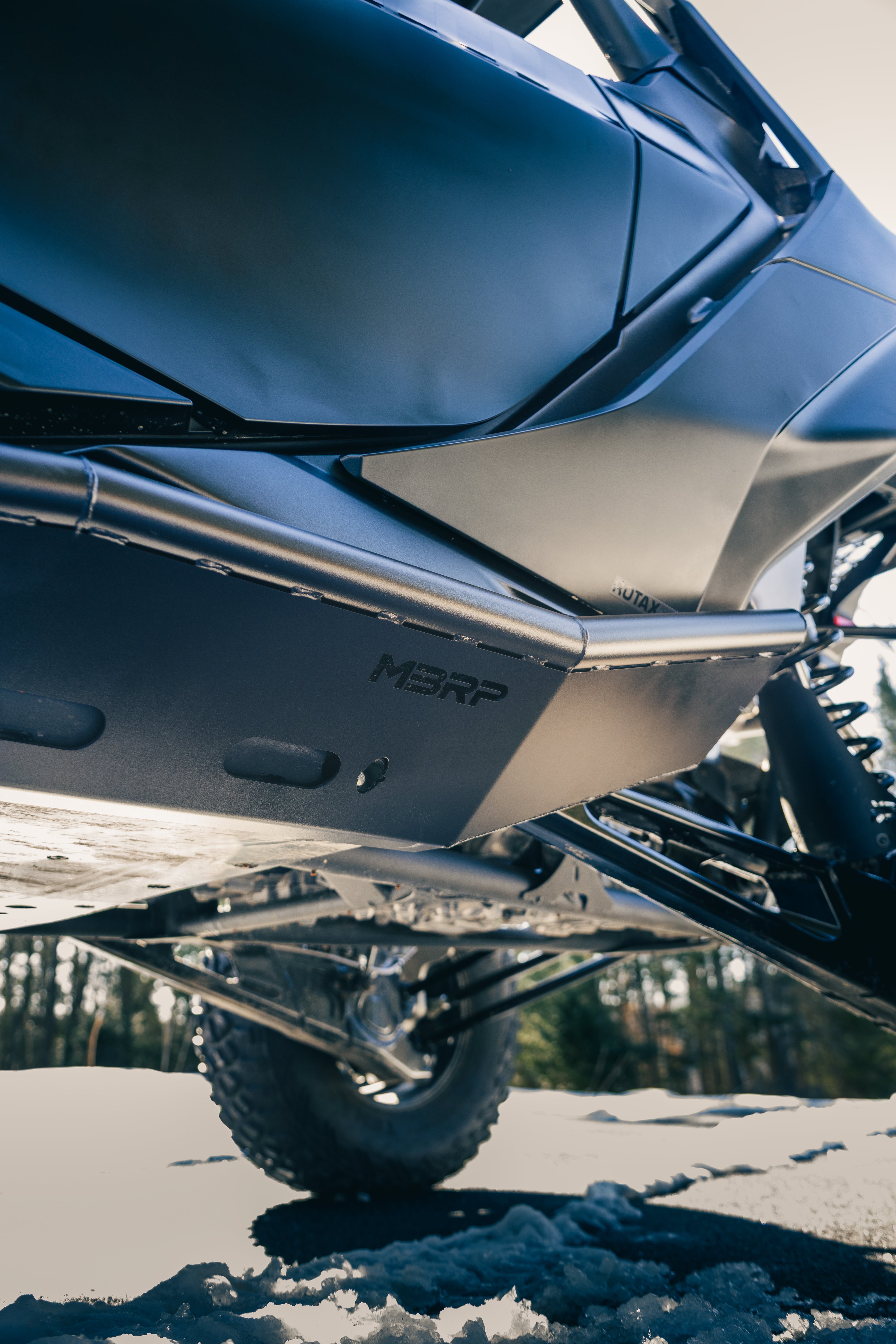 MBRP Black-Coated Rock Slider Kit