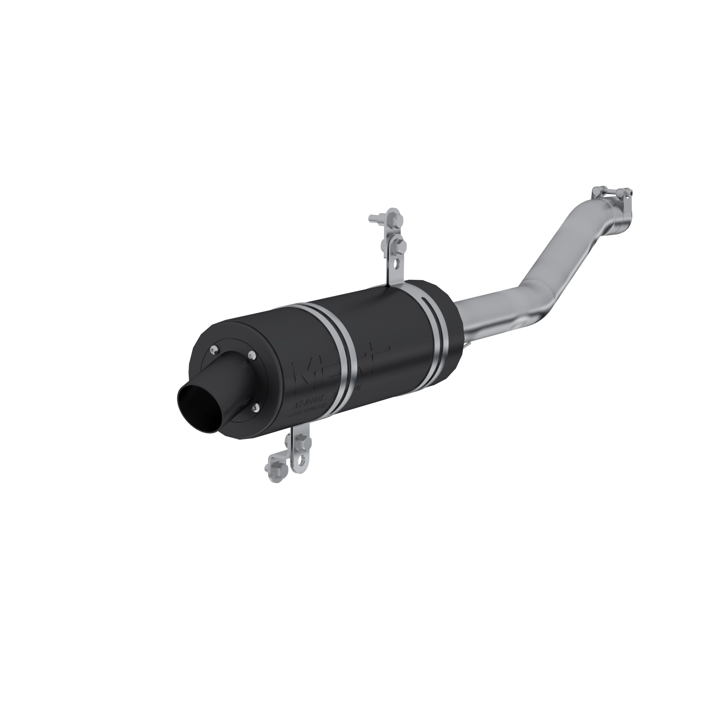 MBRP Exhaust AT-8304P Performance Muffler. USFS Approved Spark Arrestor.