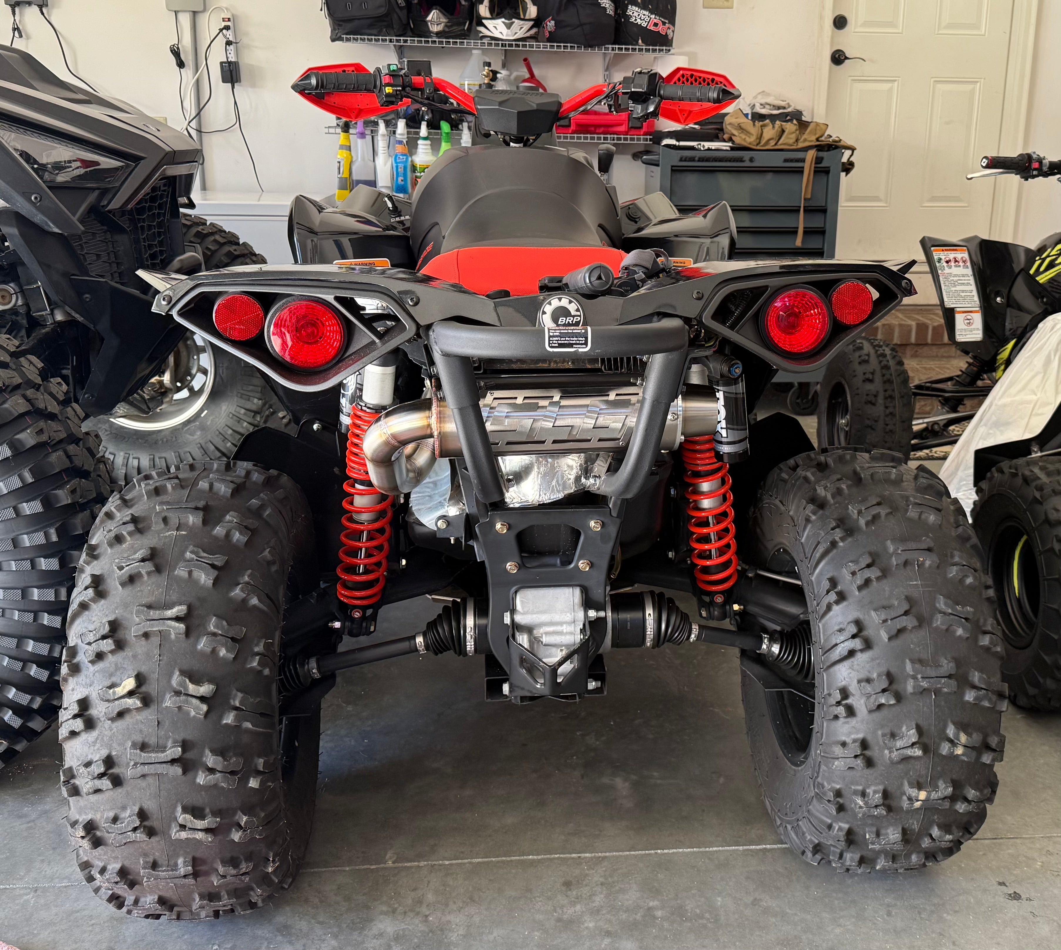 2016-2026 Gen 2 CanAm Renegade XMR 570-650-850-1000cc Bomber Performance Series Slip On Side Exit