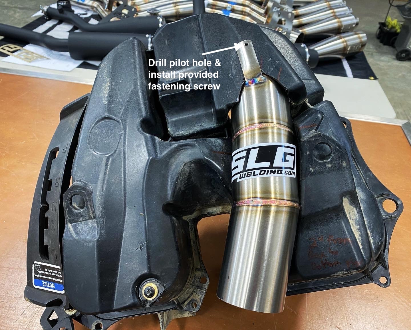 SLG Big Shot Intake/Snorkel DIY Kit For 2012-2024 G2 CanAm Renegade 570-650-800-850-1000