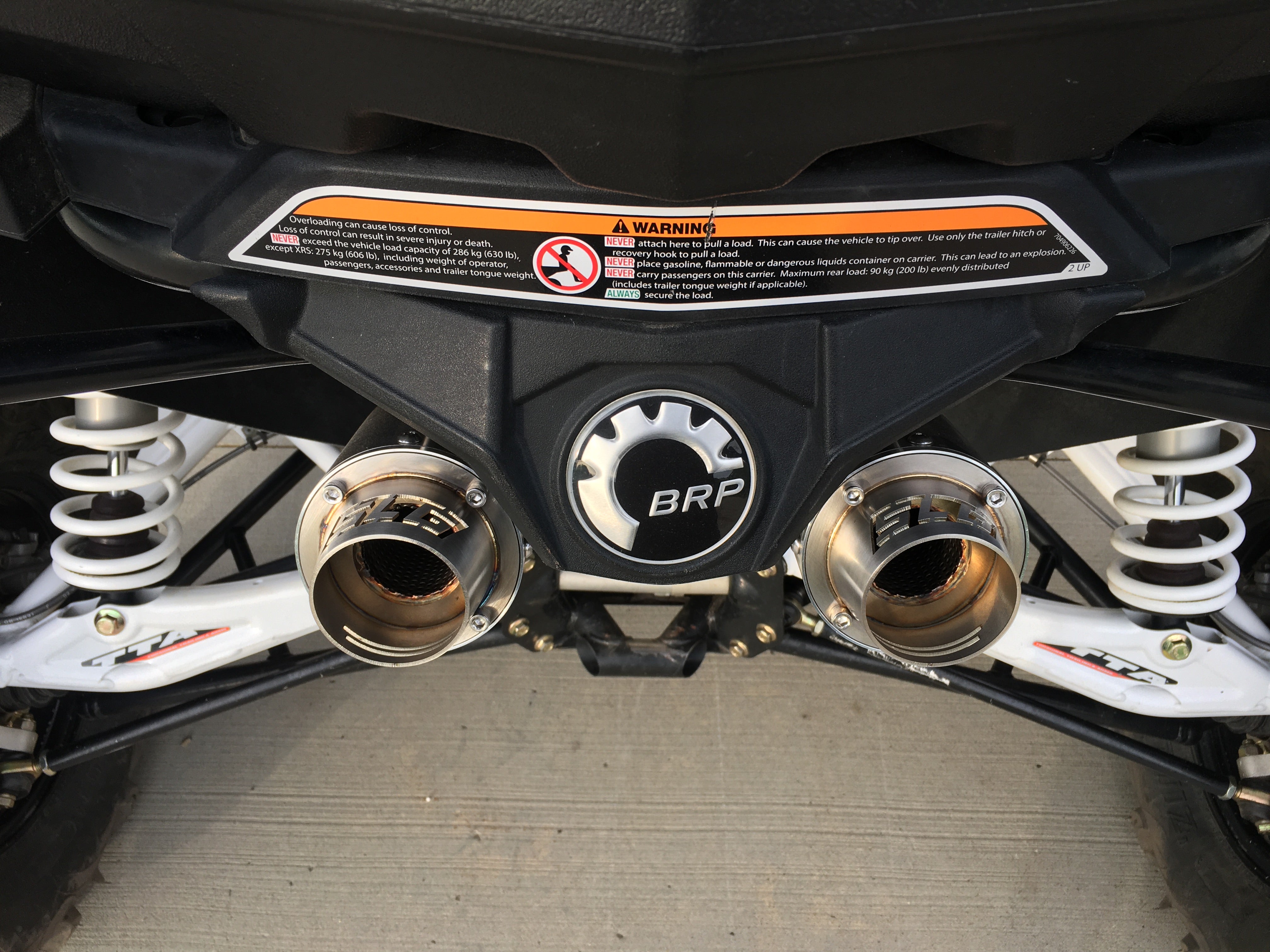 2013-2018 OG CanAm Maverick XMR XRS 1000cc Sniper Performance Series Dual Slip On
