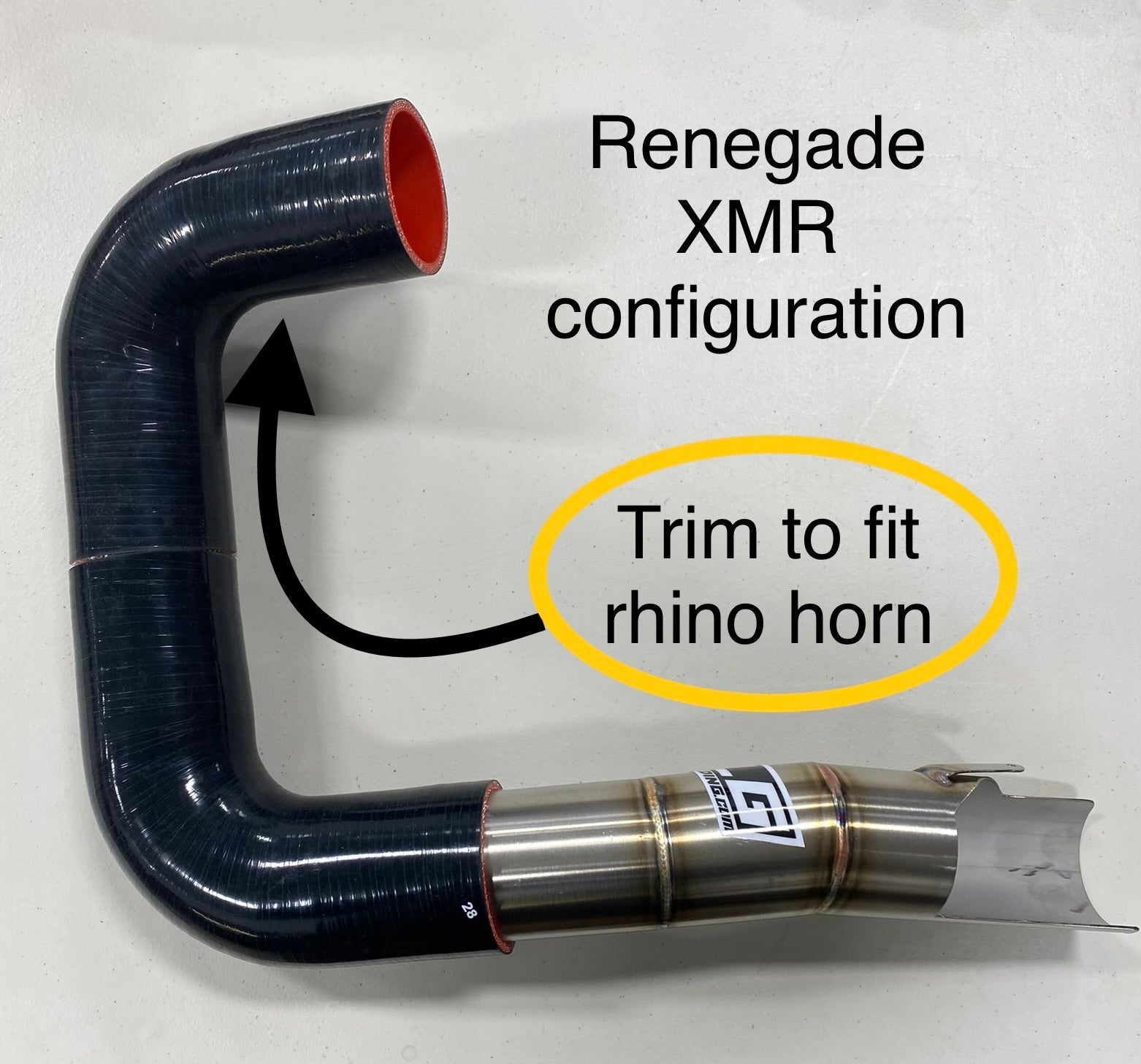 SLG Big Shot Intake/Snorkel DIY Kit For 2012-2024 G2 CanAm Renegade 570-650-800-850-1000