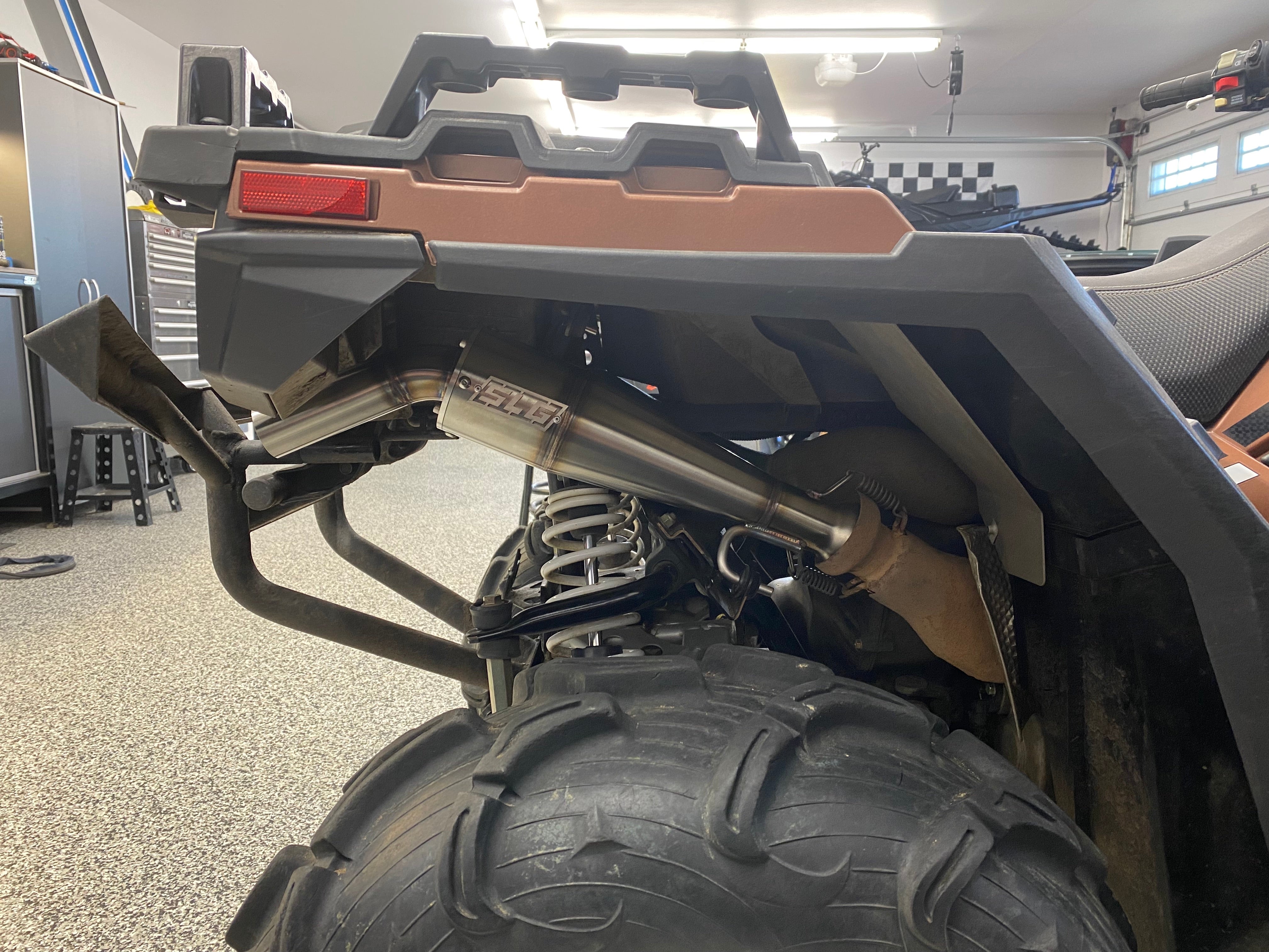 2017-2024 Polaris Sportsman SP/XP 850-1000cc Sniper Quiet Series Slip On (does not fit the 55” S model)