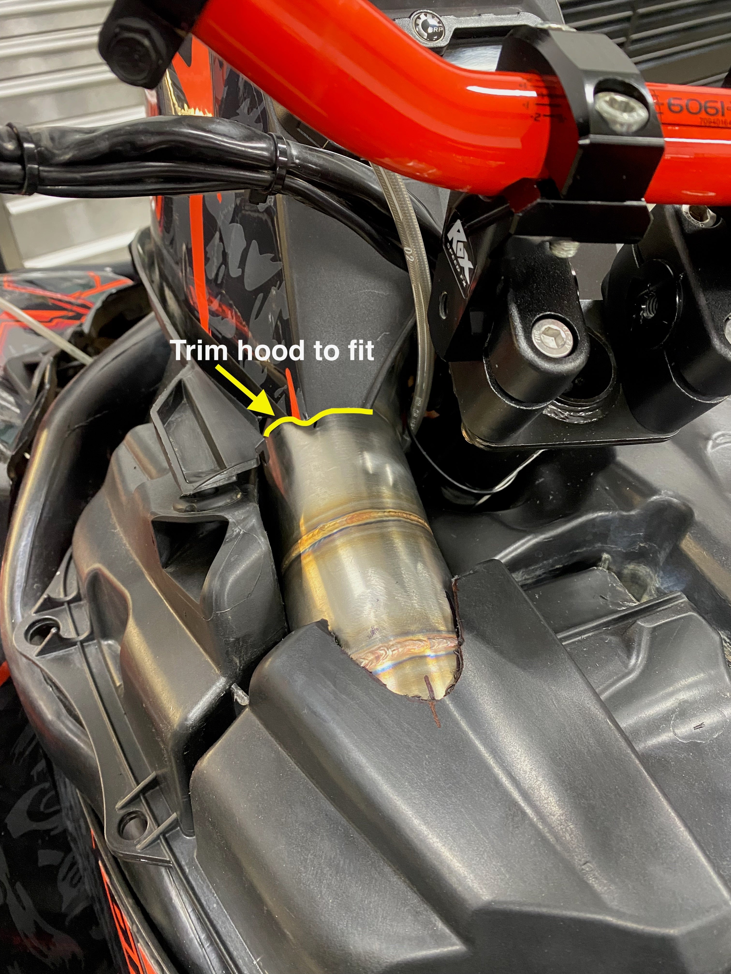 SLG Big Shot Intake/Snorkel DIY Kit For 2012-2024 G2 CanAm Renegade 570-650-800-850-1000