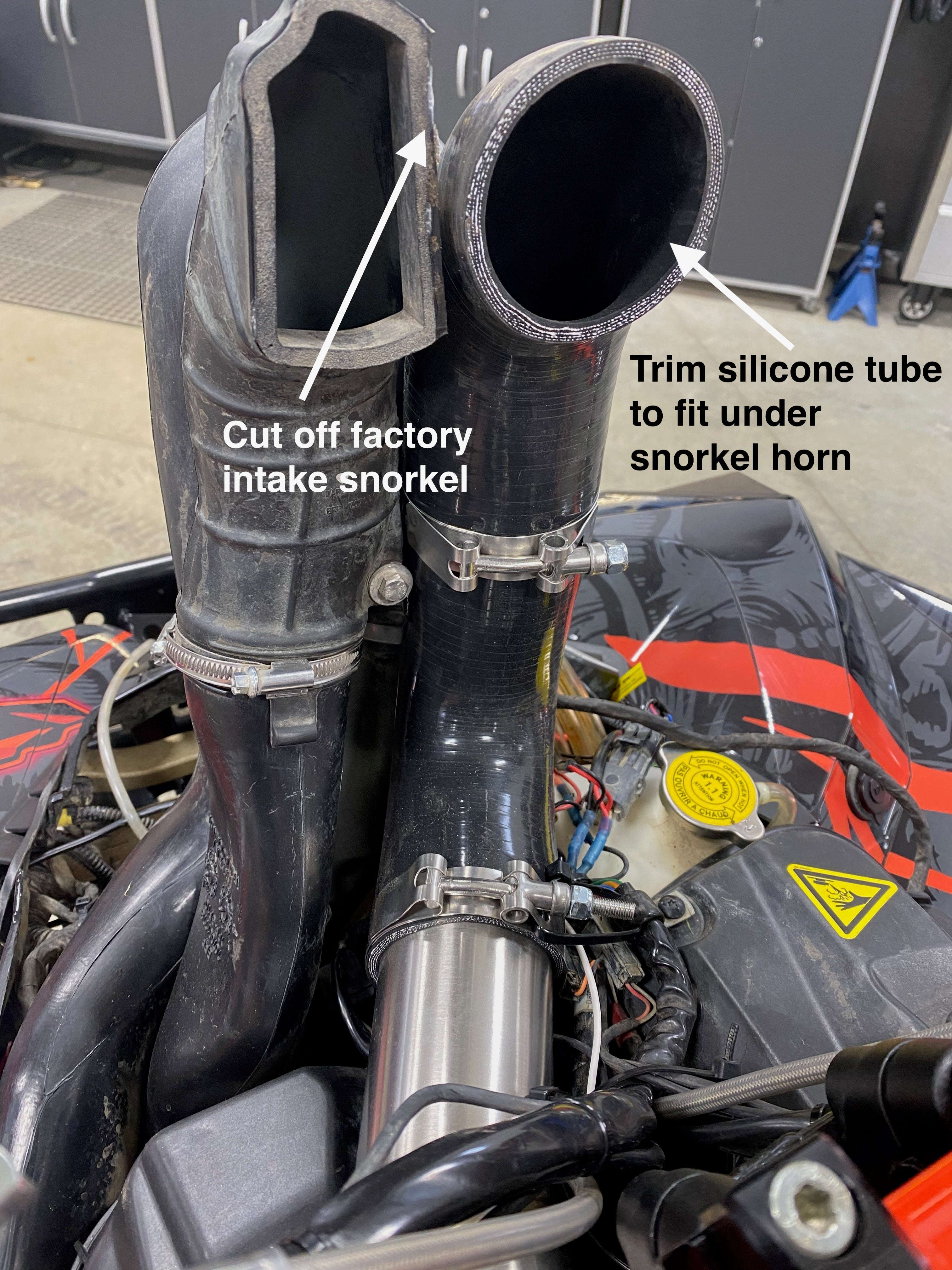 SLG Big Shot Intake/Snorkel DIY Kit For 2012-2024 G2 CanAm Renegade 570-650-800-850-1000