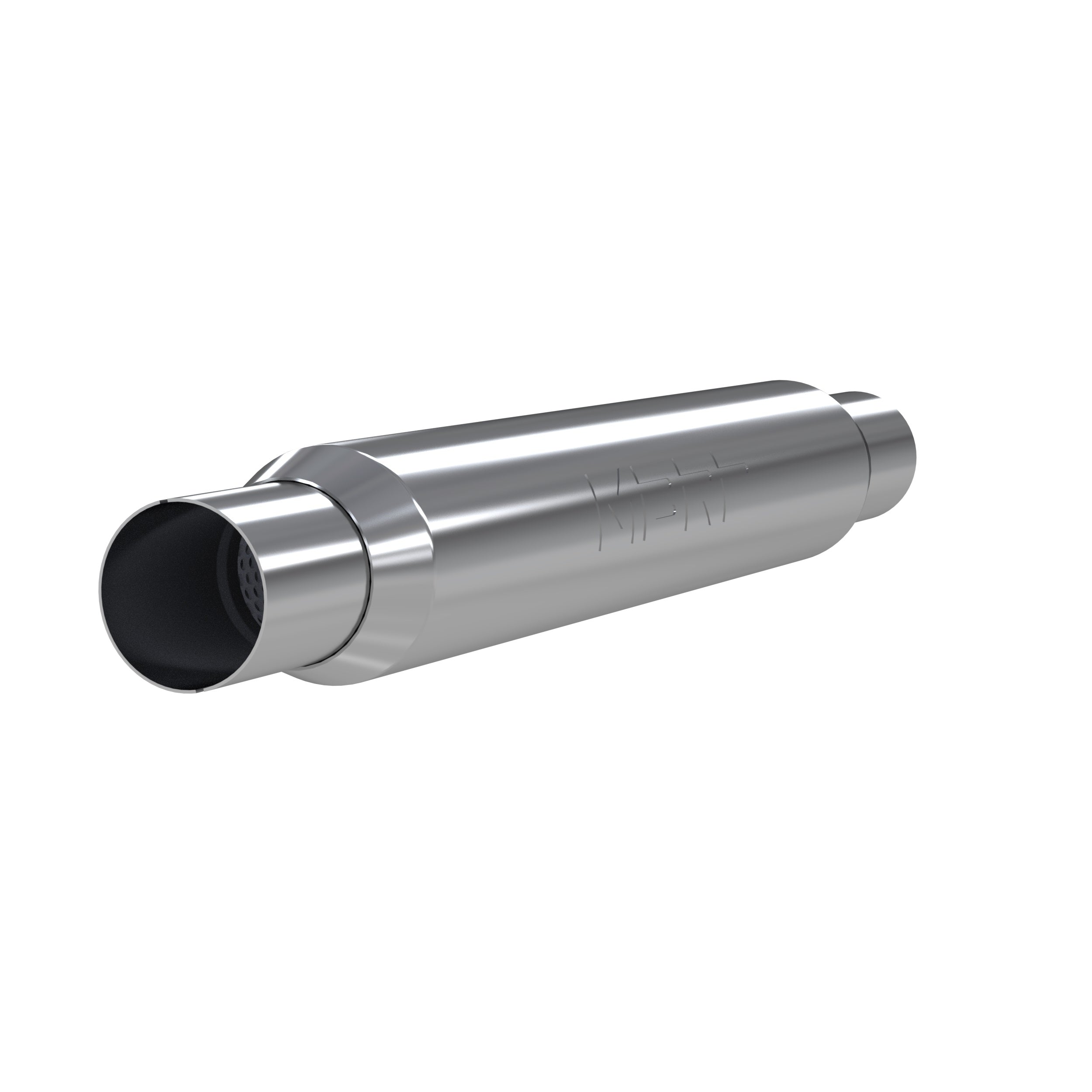 MBRP Exhaust R1005 Resonator 2.5in. Inlet/Outlet. 22in. Body 26in. Overall. T304