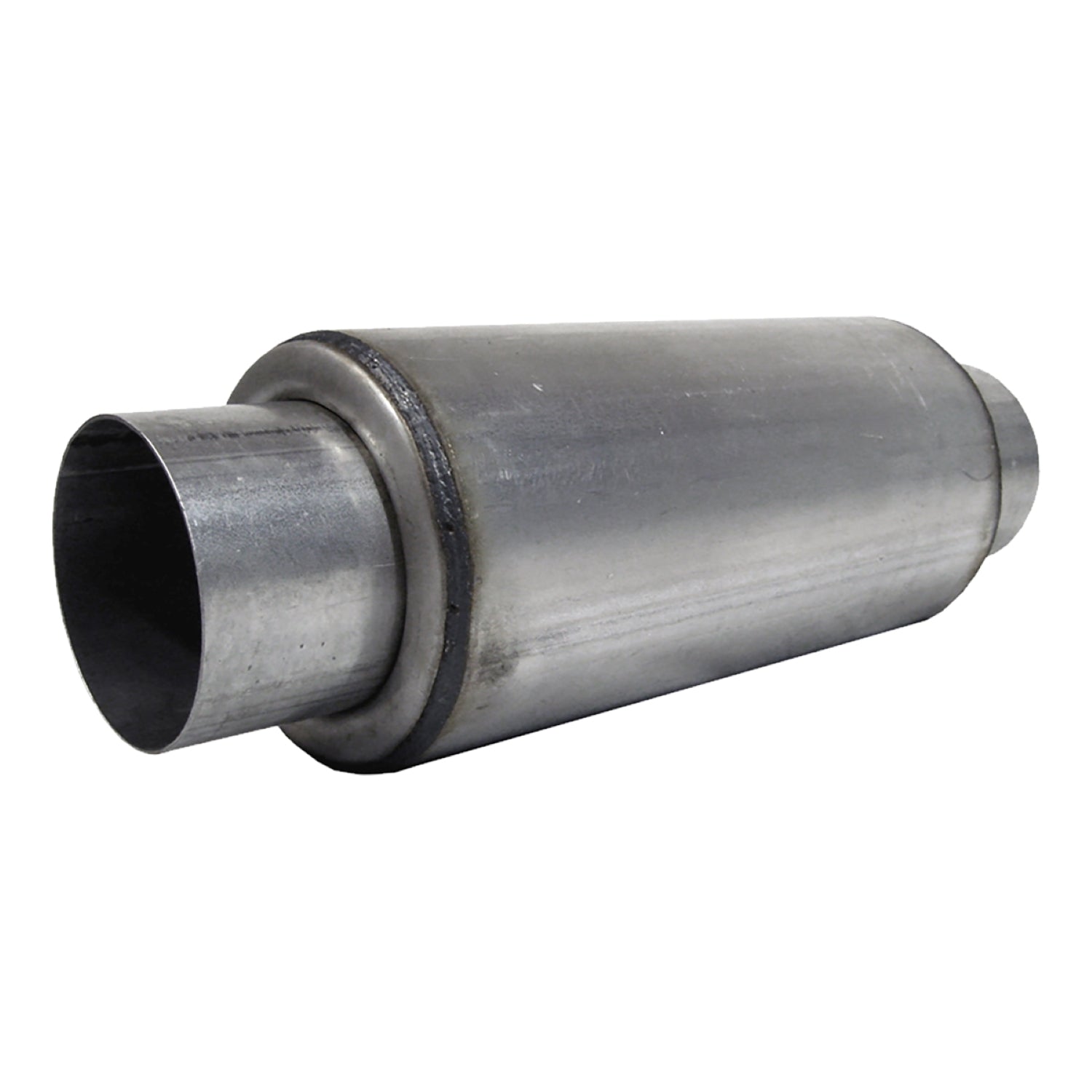 MBRP Exhaust R1009 Resonator 4in. Inlet. Outlet 12in. Body 18in. Overall. T304