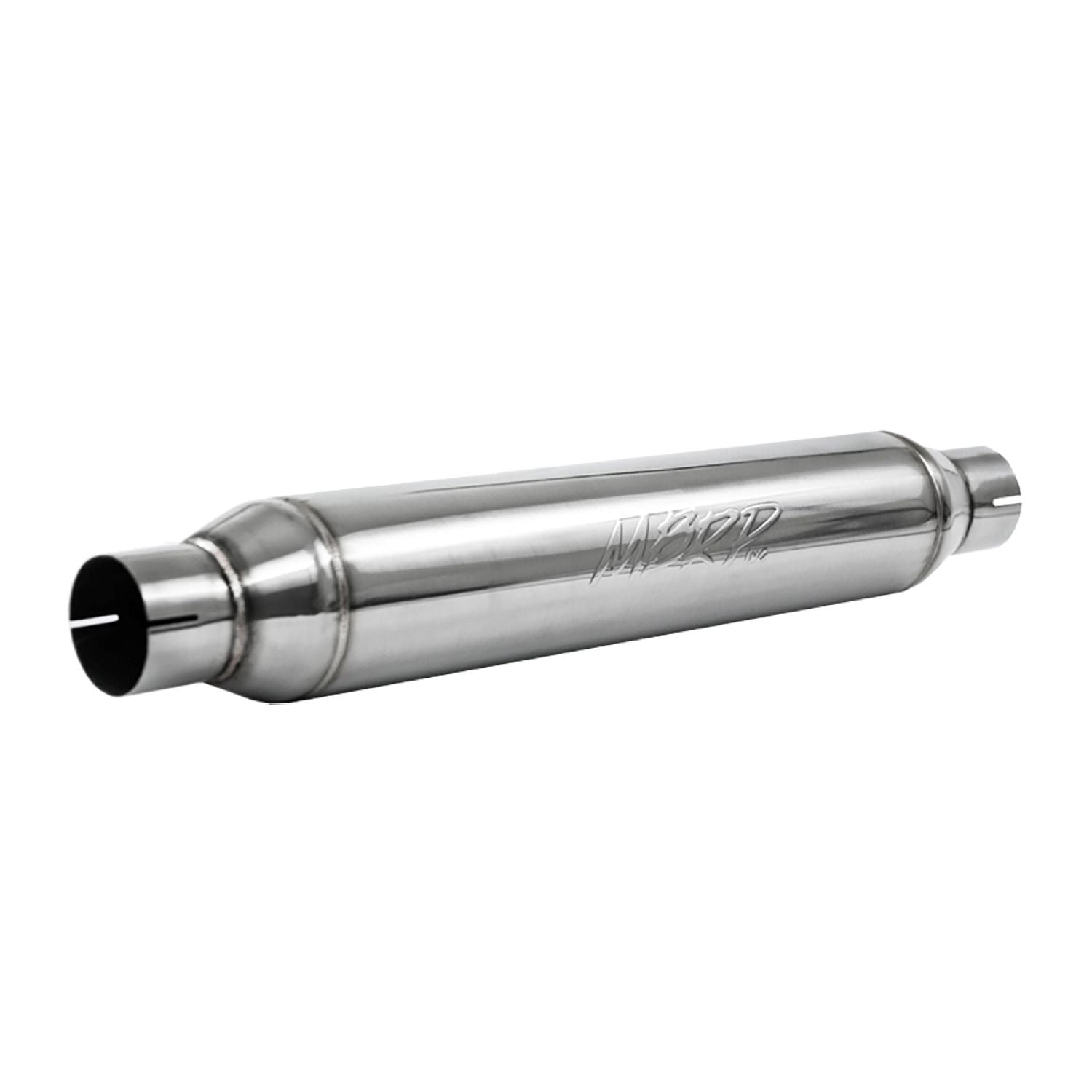 MBRP Exhaust R1016 Resonator. 2.5in. Inlet. Outlet. 22in. body. 26in. overall. T304