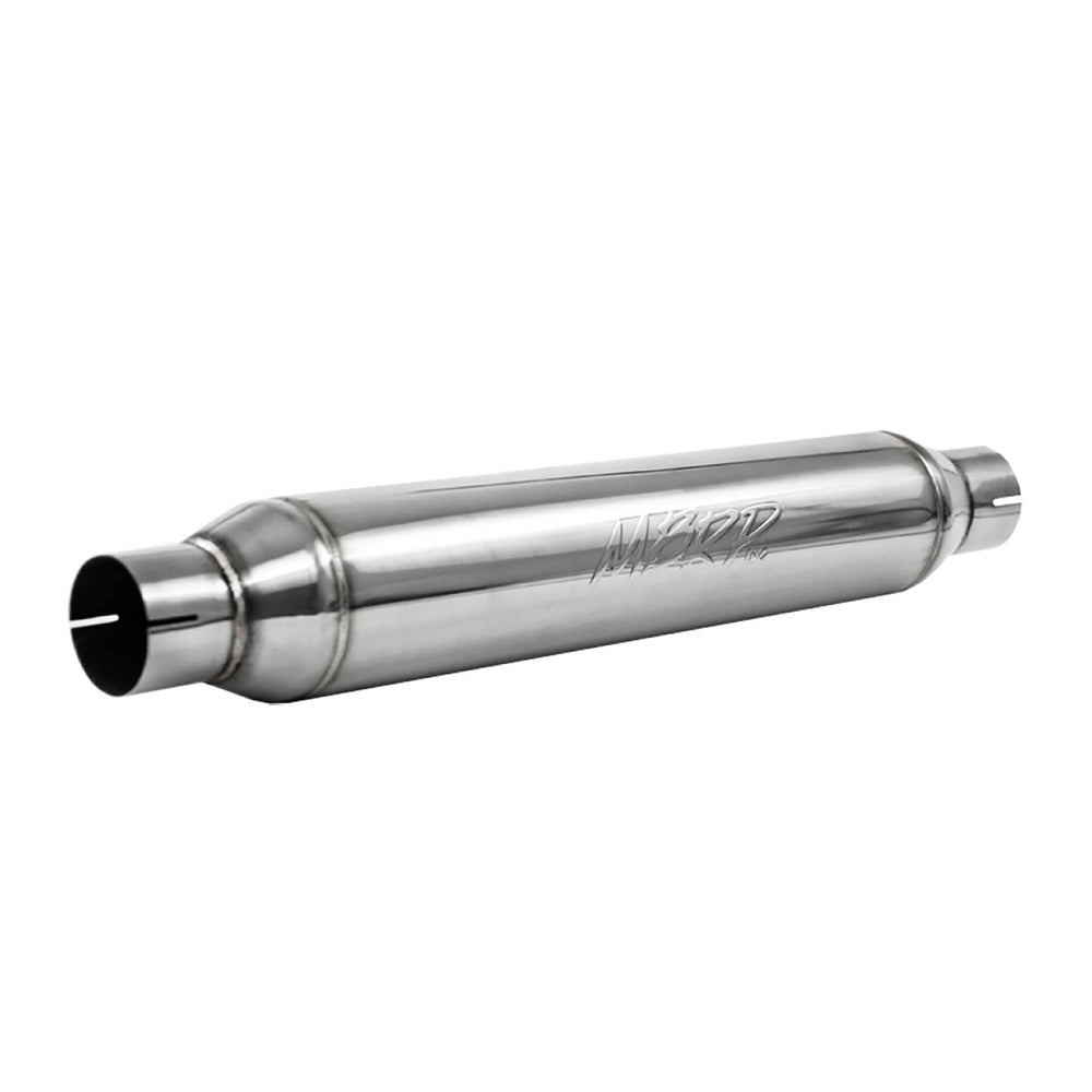 MBRP Exhaust R1016 Resonator. 2.5in. Inlet. Outlet. 22in. body. 26in. overall. T304